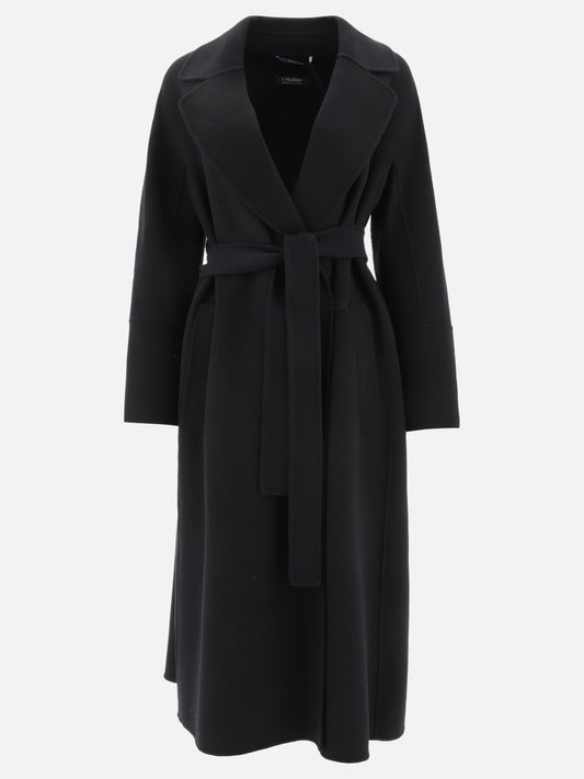 Cappotti lunghi 100% virgin wool  Nero - Max Mara S Donna | PLP | VIETTI Online Store 
