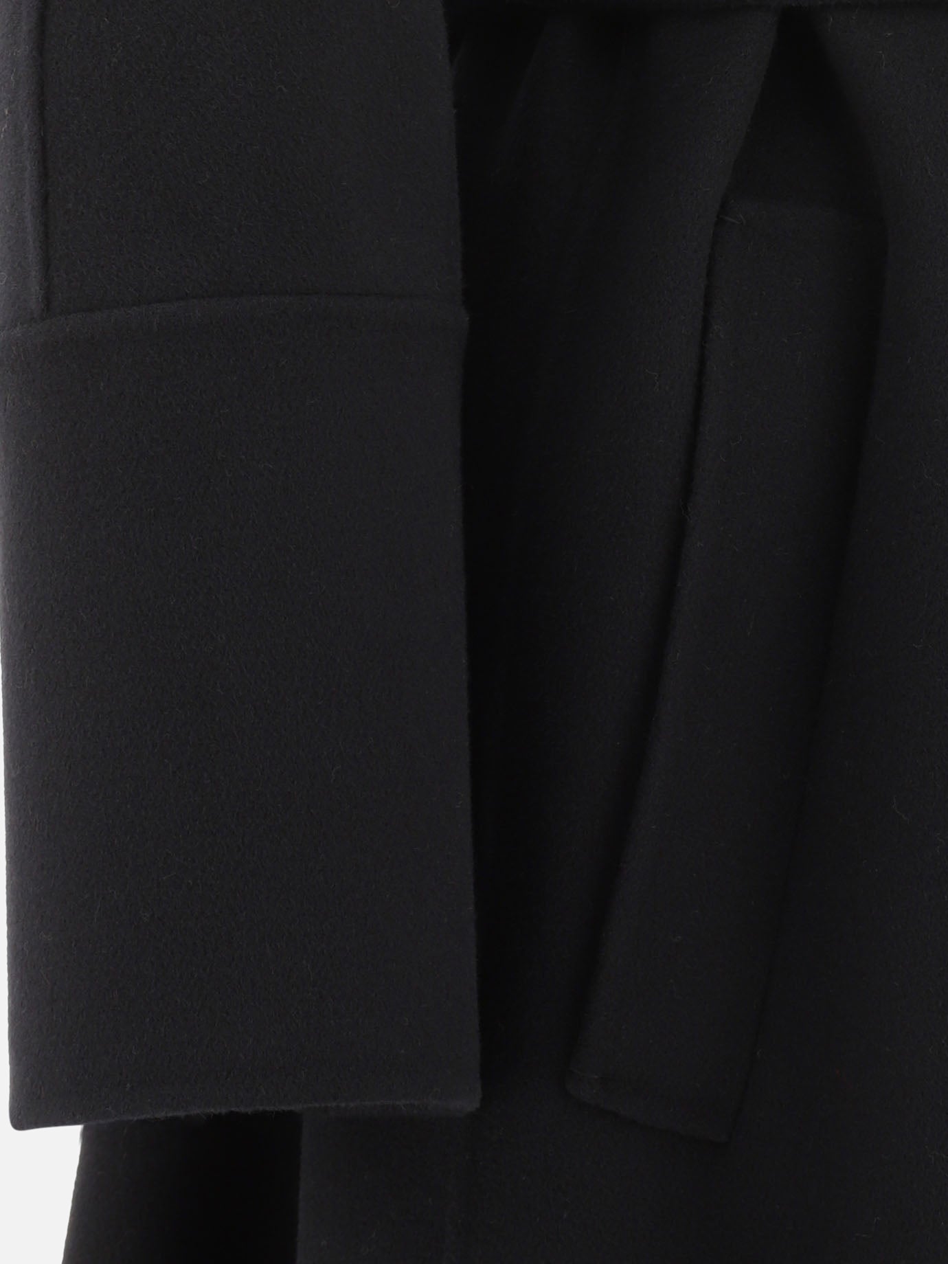 Cappotti lunghi 100% virgin wool  Nero - Max Mara S Donna | PDP | VIETTI Online Store | thumbnail_4