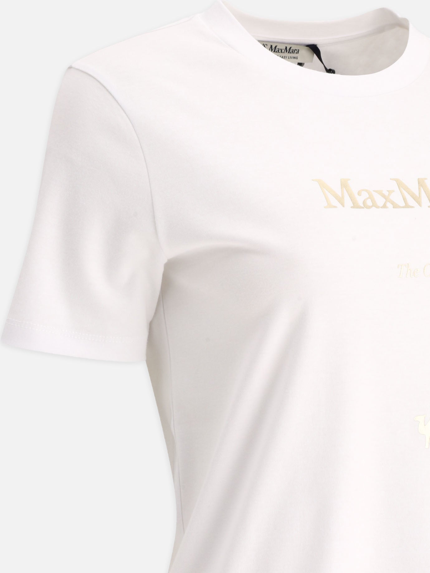Crewneck t-shirts 100% cotton  White - Max Mara S Women | PDP | VIETTI Online Store | thumbnail_4