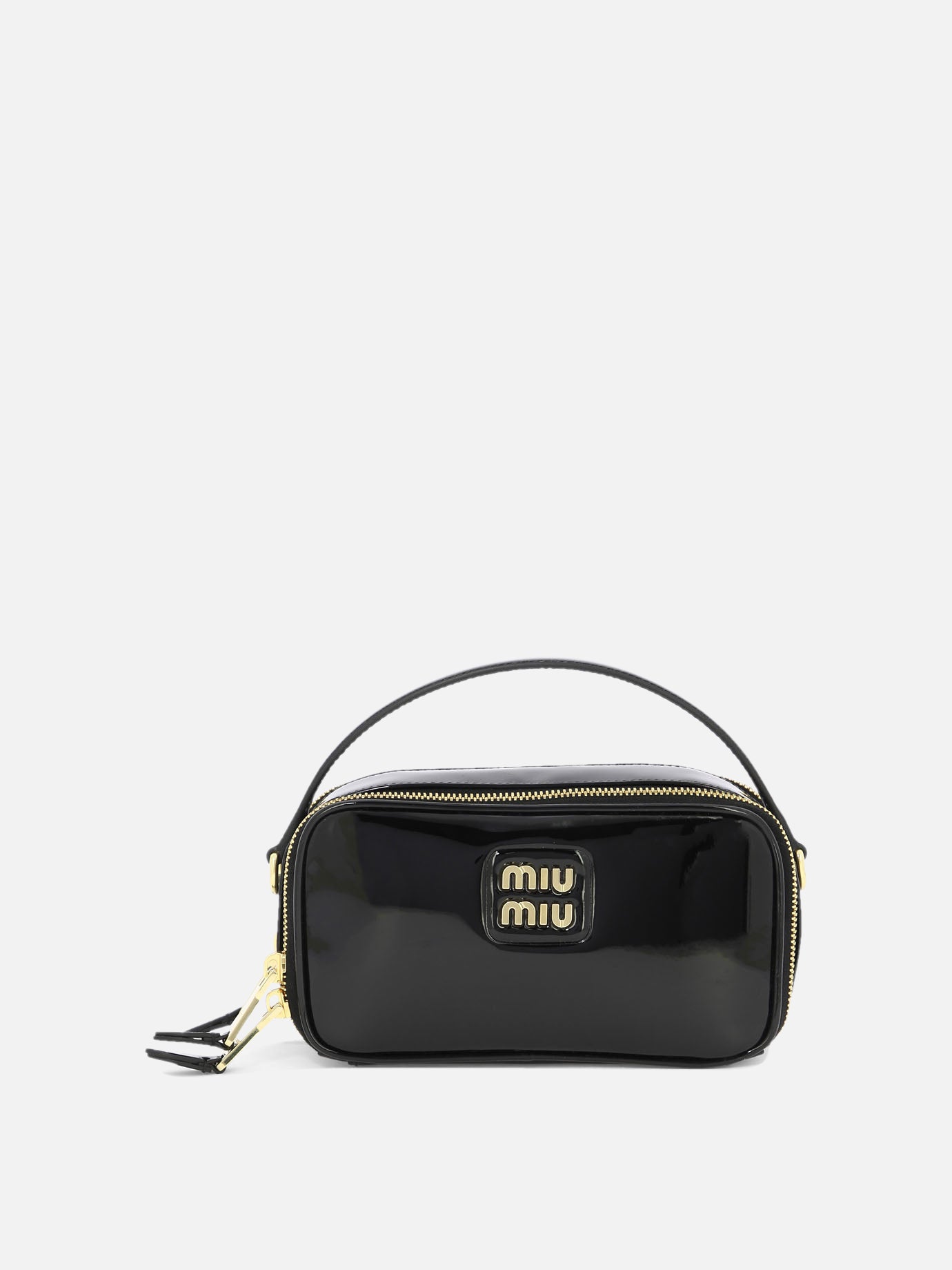Small bags 100% patent leather  Black - Miu Miu Women | PDP | VIETTI Online Store | Zoom-Modal
