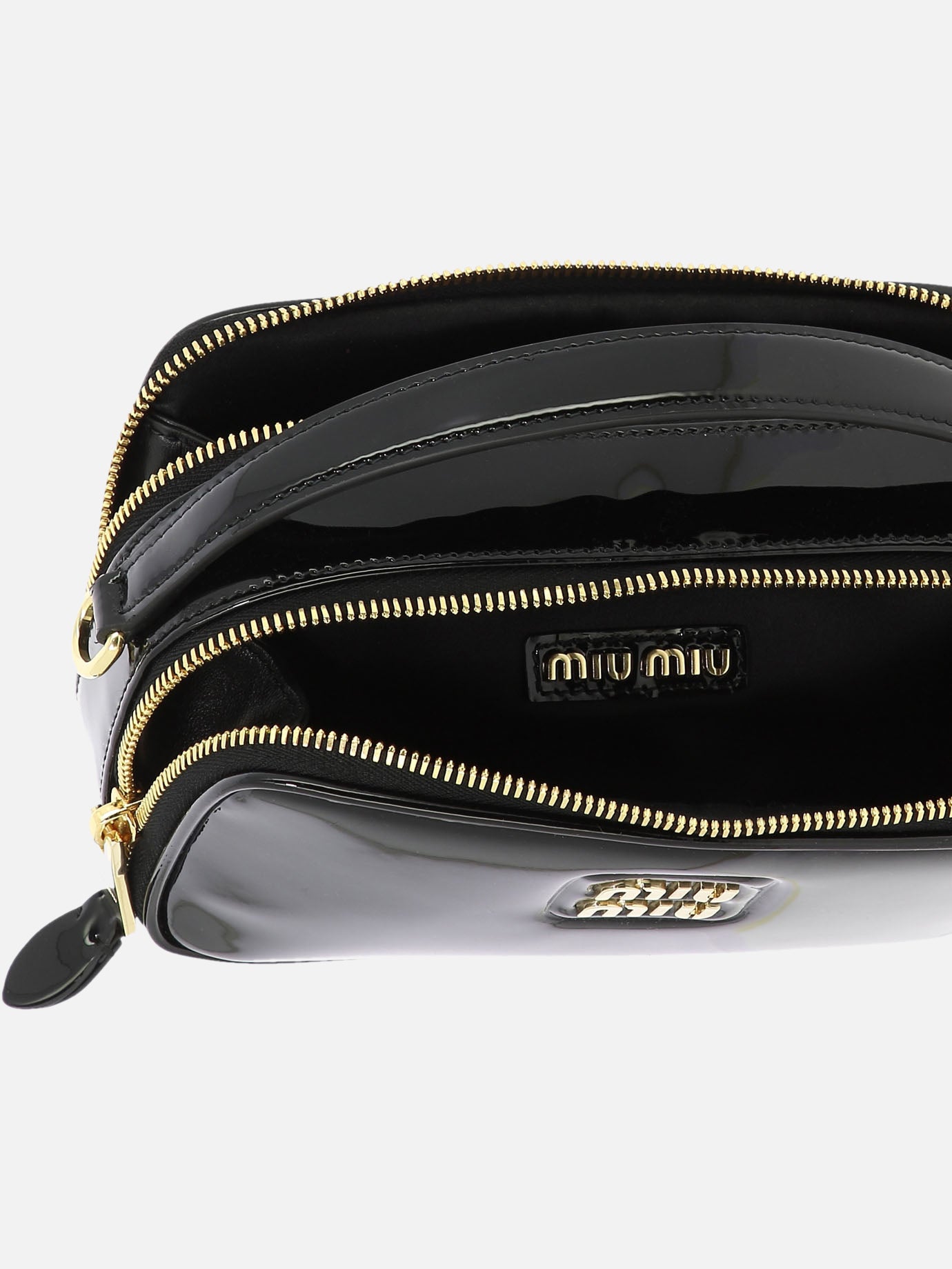 Small bags 100% patent leather  Black - Miu Miu Women | PDP | VIETTI Online Store | Zoom-Modal_5
