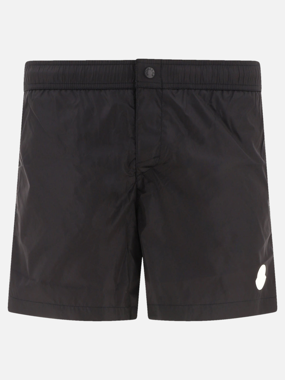 Moncler Swim short with logo Black