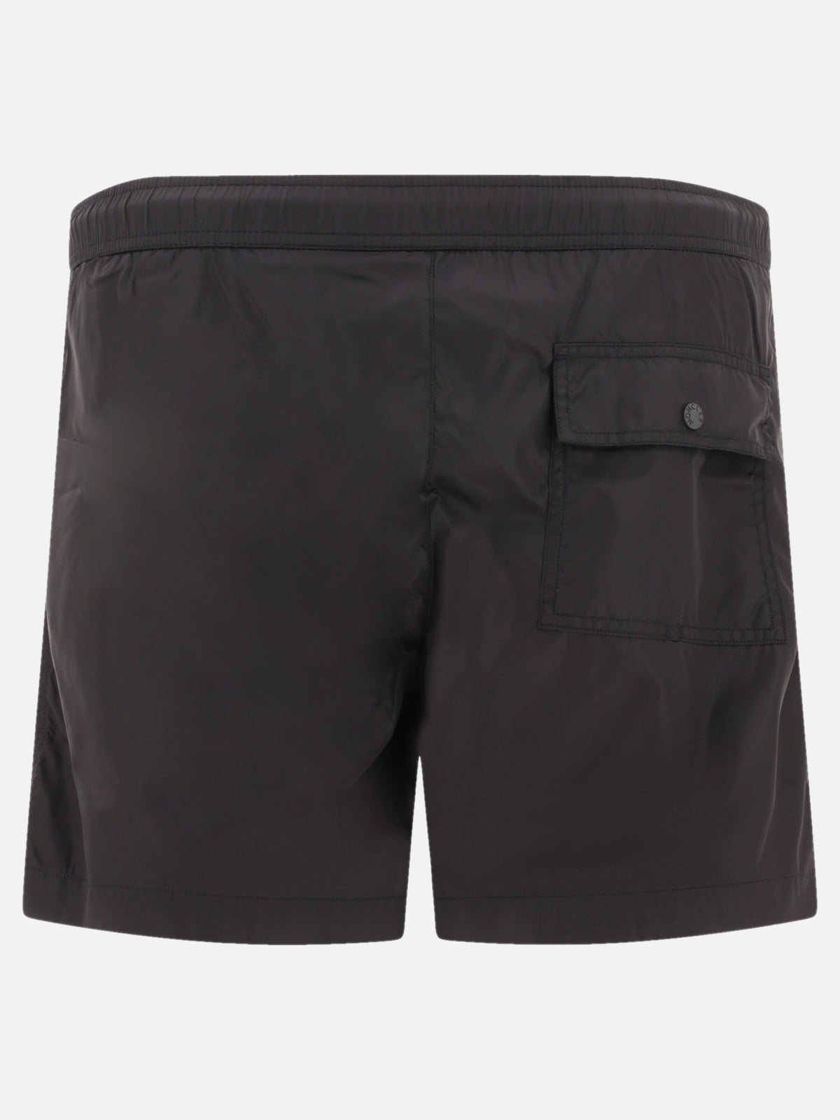 Moncler Swim short with logo Black