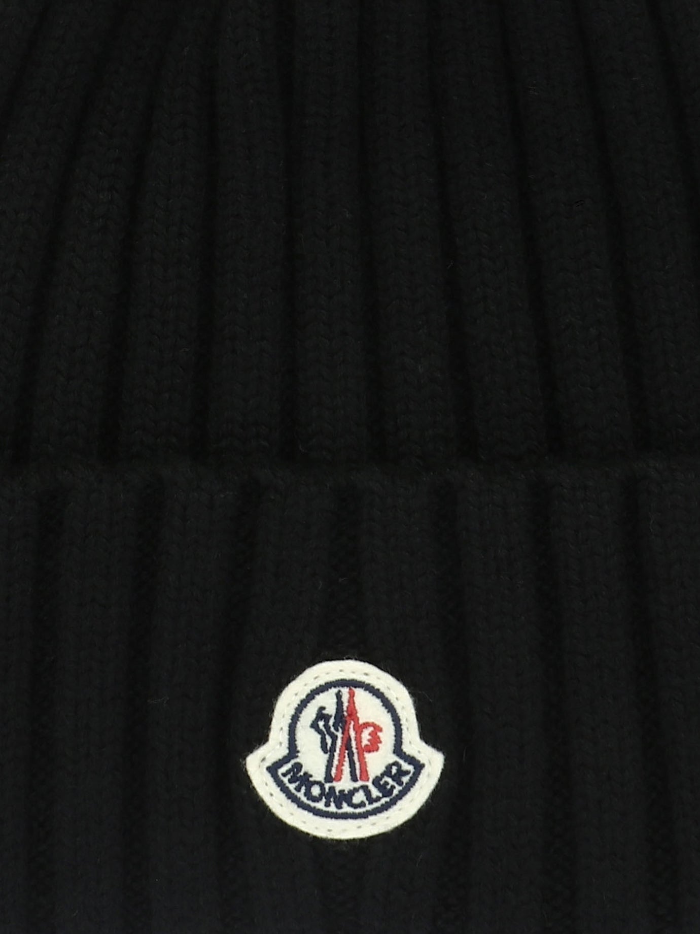 Berretti 100% virgin wool  Nero - Moncler Donna | PDP | VIETTI Online Store | Zoom-Modal_2

