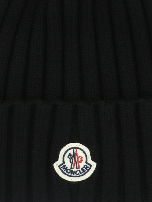 Berretti 100% virgin wool  Nero - Moncler Donna | PLP | VIETTI Online Store | 2
