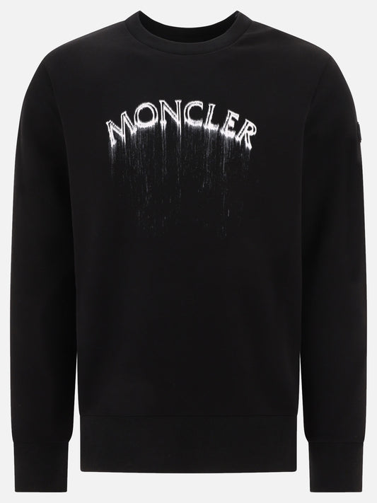 Felpe girocollo 100% cotton  Nero - Moncler Uomo | PLP | VIETTI Online Store 
