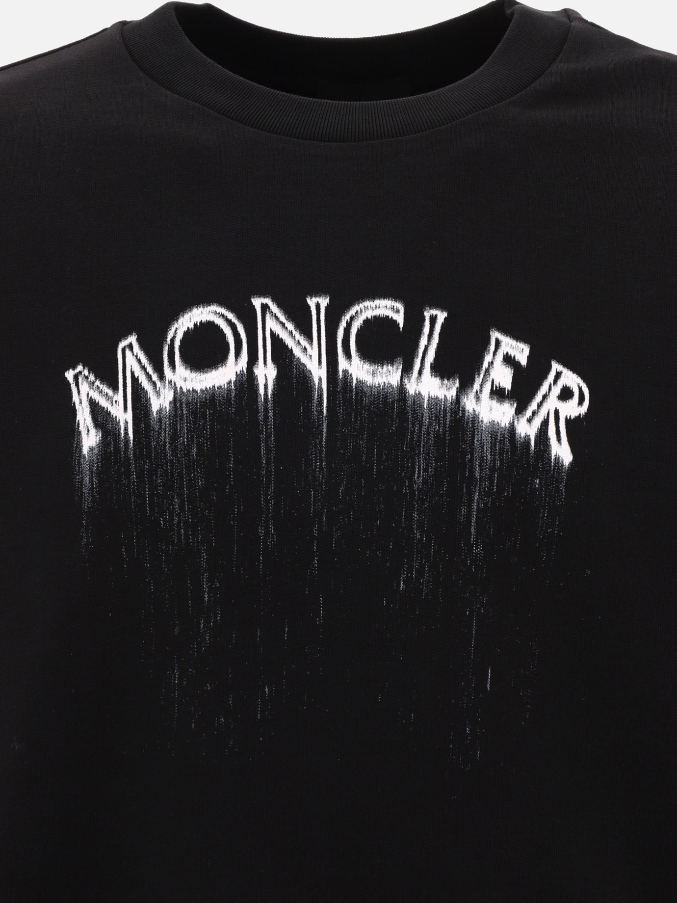 Felpe girocollo 100% cotton  Nero - Moncler Uomo | PDP | VIETTI Online Store | thumbnail_3