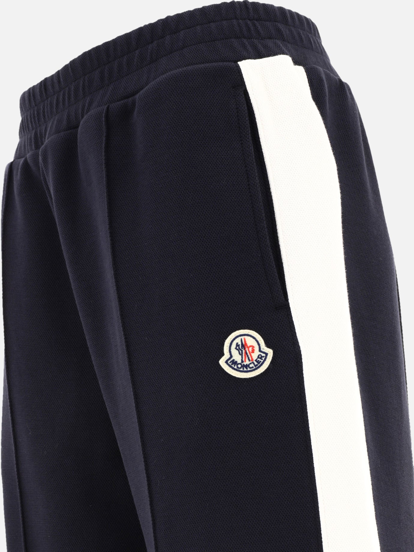Pantaloni sportivi 57% cotton 38% polyester 5% elastane  Nero - Moncler Donna | PDP | VIETTI Online Store | thumbnail_4