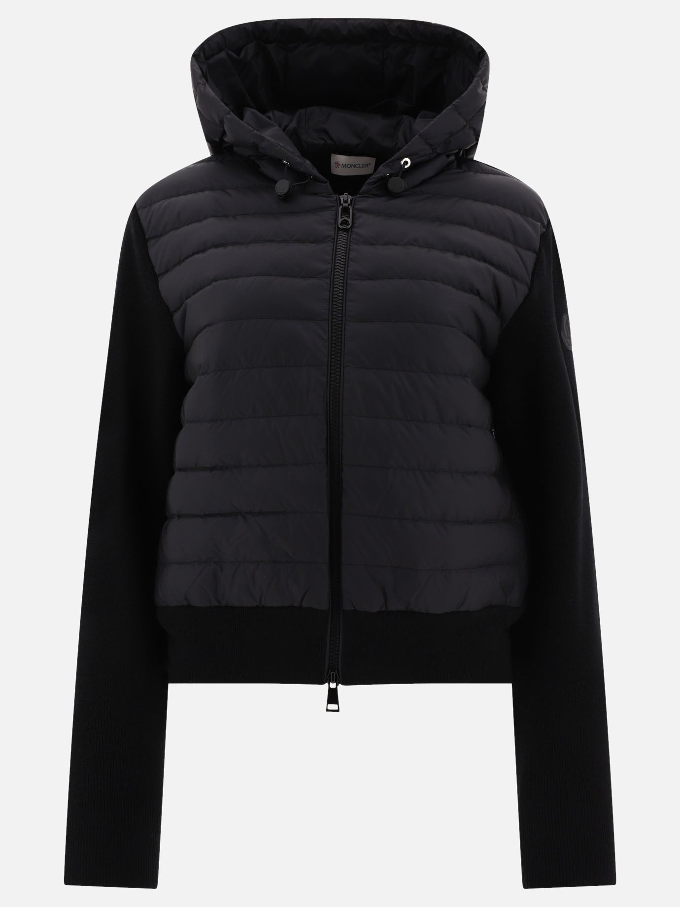 Piumini corti 100% polyamide - Padding: down and feathers  Nero - Moncler Donna | PDP | VIETTI Online Store | Zoom-Modal
