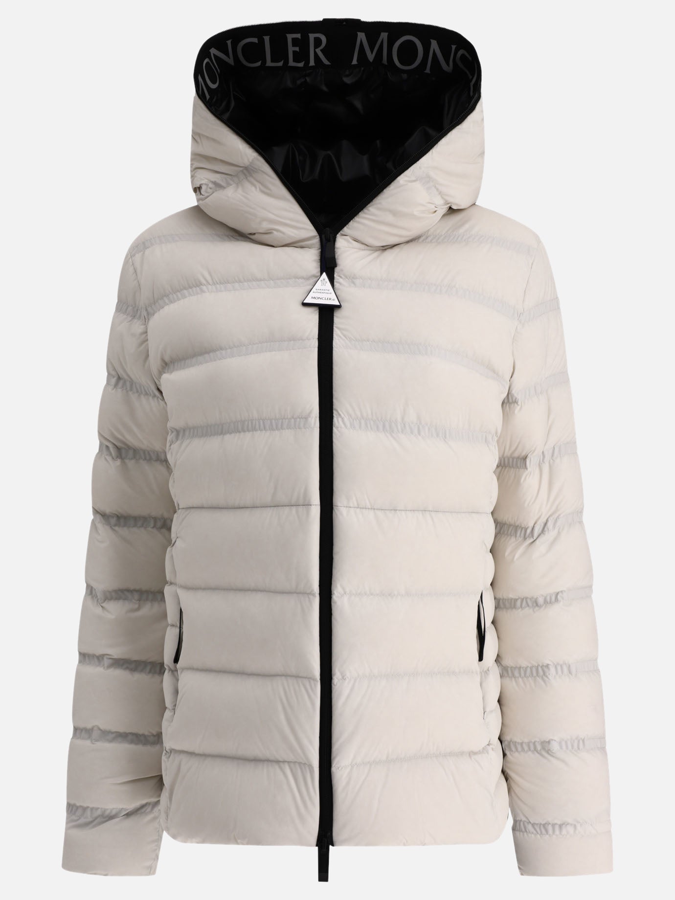 Piumini corti 85% polyamide 15% elastane - Padding: down and feathers  Bianco - Moncler Donna | PDP | VIETTI Online Store | thumbnail