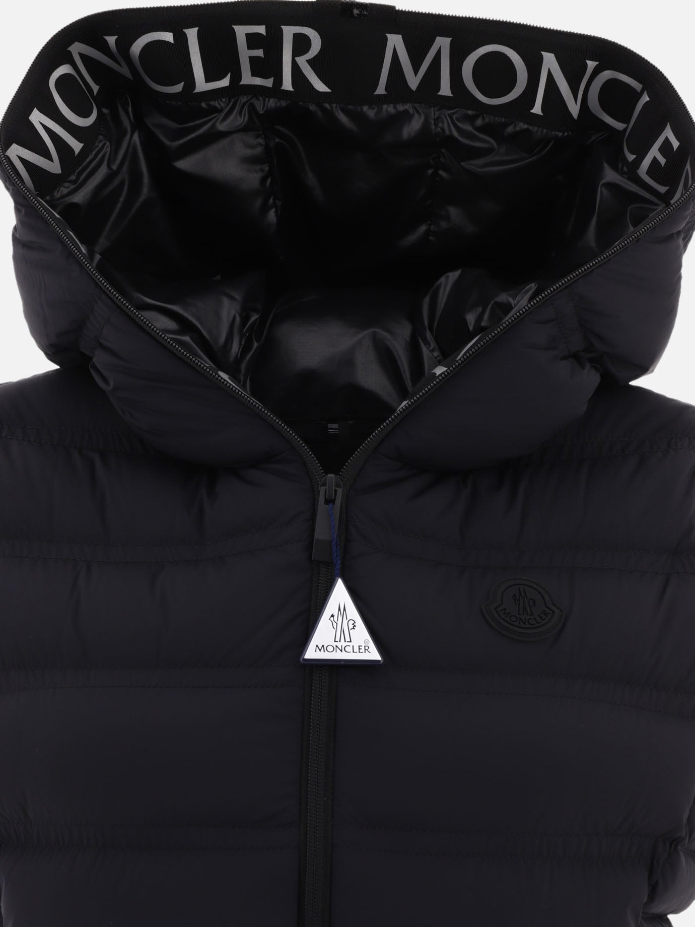Giacche smanicate 85% polyamide 15% elastane - Padding: down and feathers  Nero - Moncler Donna | PDP | VIETTI Online Store | thumbnail_3