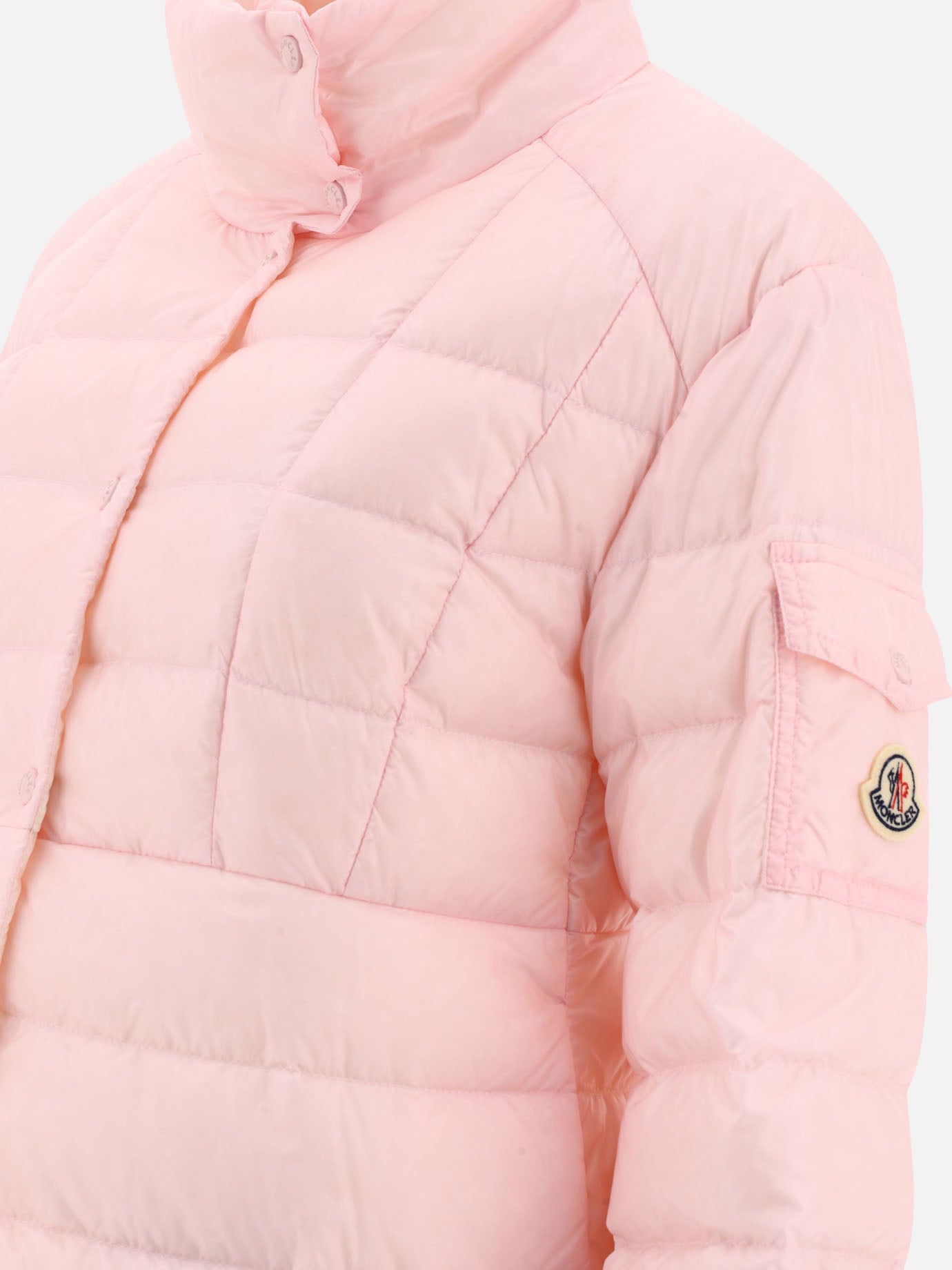 Piumini corti 100% polyamide - Padding: down and feathers  Rosa - Moncler Donna | PDP | VIETTI Online Store | Zoom-Modal_4
