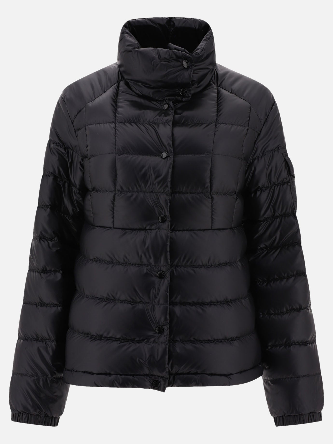 Piumini corti 100% polyamide - Padding: down and feathers  Nero - Moncler Donna | PDP | VIETTI Online Store | thumbnail