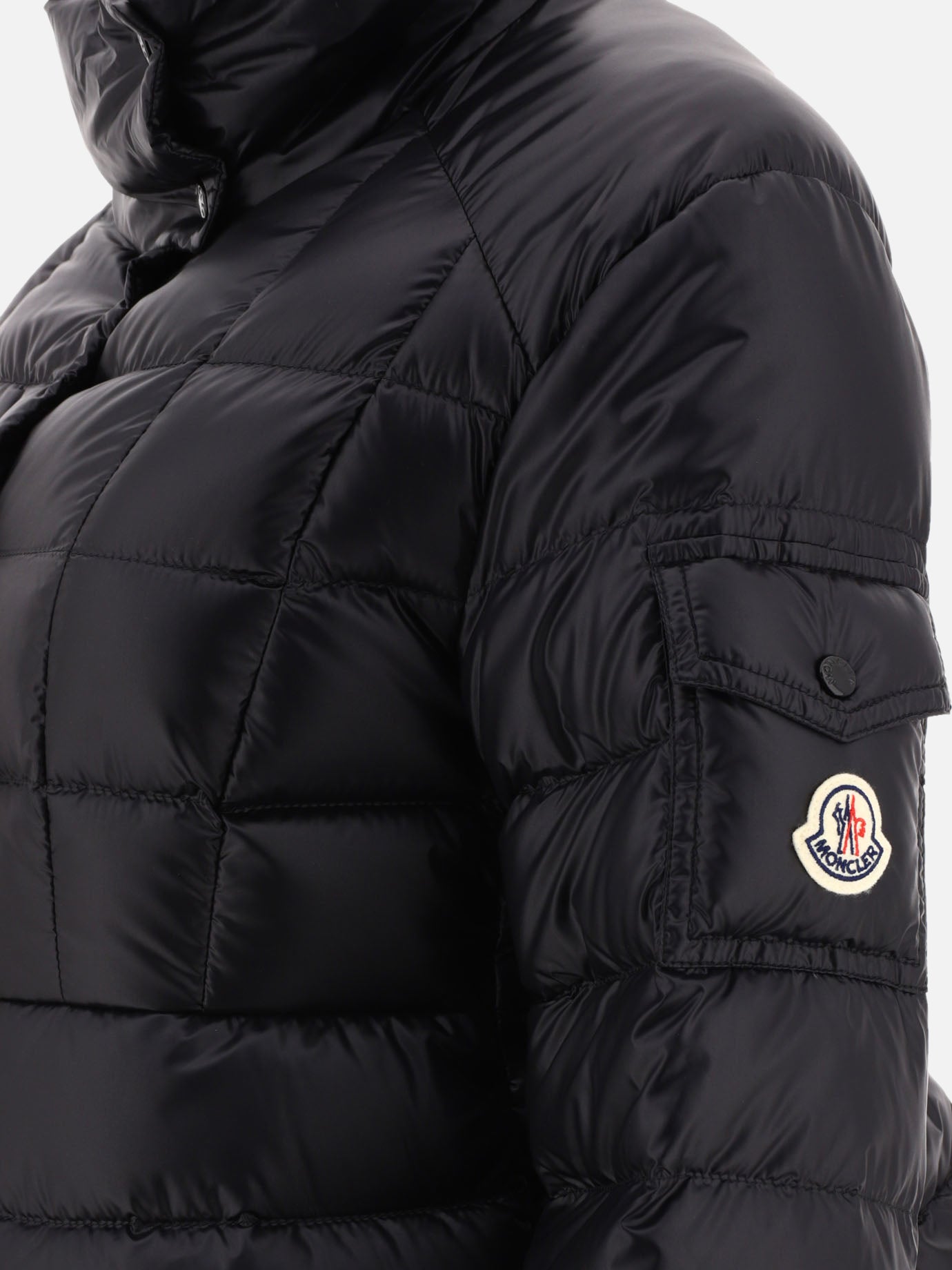 Piumini corti 100% polyamide - Padding: down and feathers  Nero - Moncler Donna | PDP | VIETTI Online Store | thumbnail_4