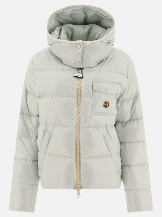Piumini corti 100% polyamide - Padding: down and feathers  Azzurro - Moncler Donna | PLP | VIETTI Online Store 
