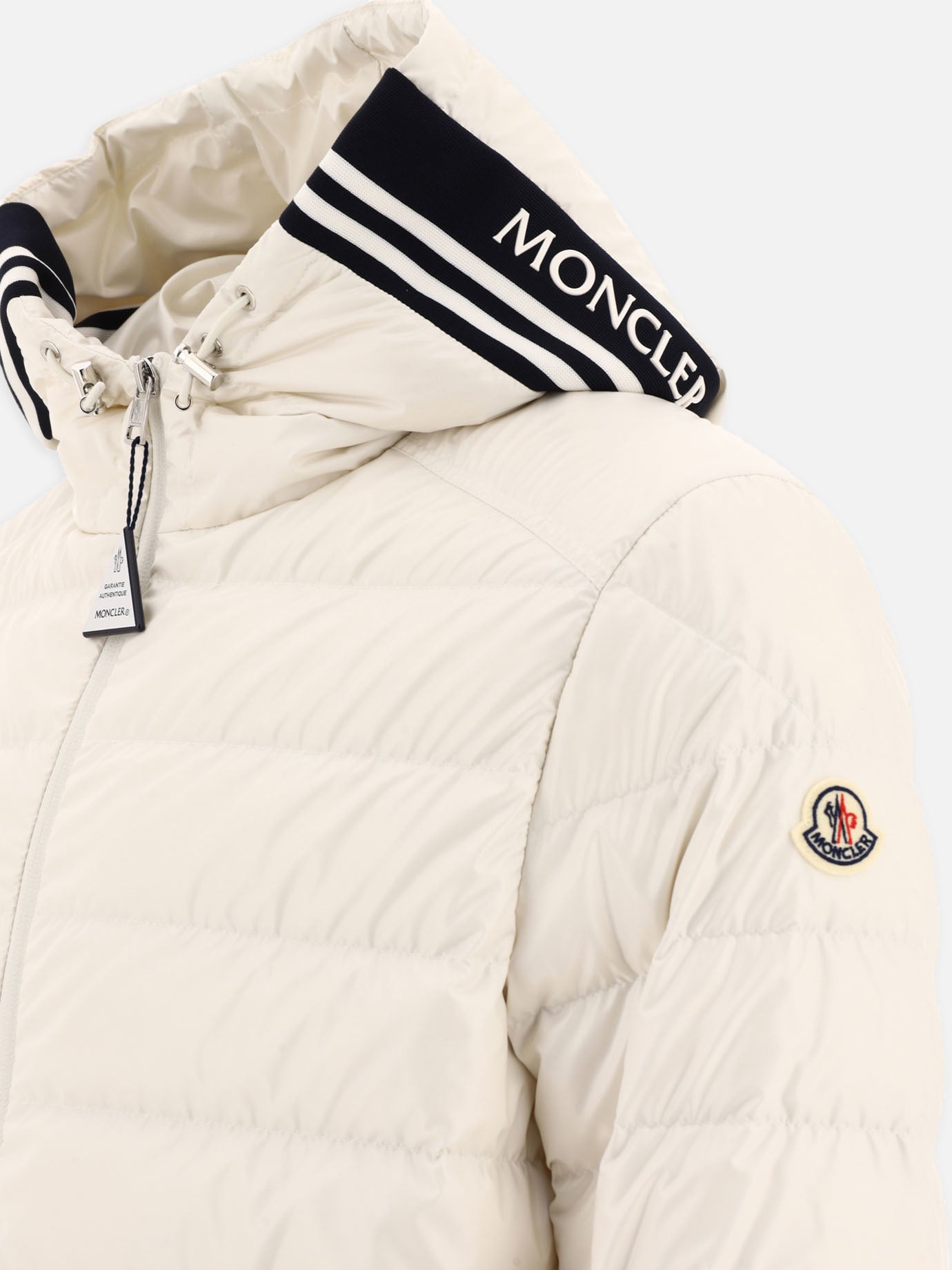 Piumini corti 100% polyester - Padding: down and feathers  Bianco - Moncler Uomo | PDP | VIETTI Online Store | thumbnail_4
