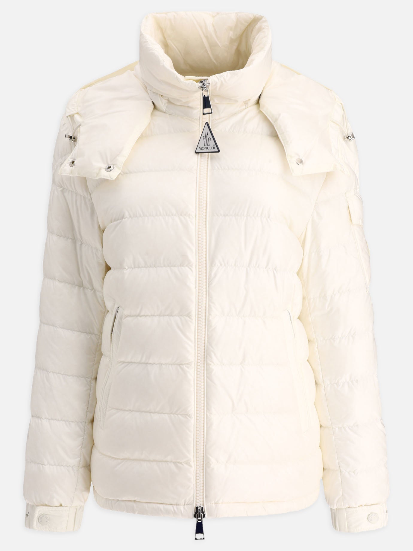 Piumini corti 100% polyamide - Padding: down and feathers  Bianco - Moncler Donna | PDP | VIETTI Online Store | thumbnail