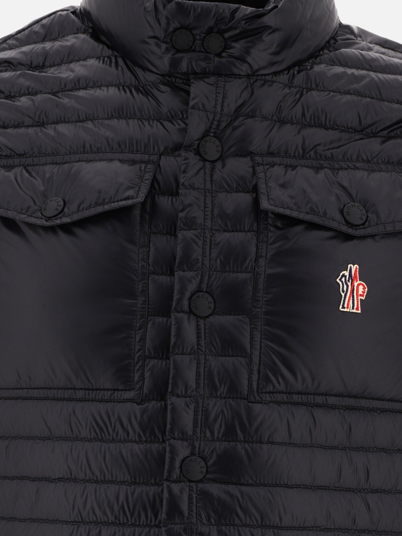 Giacche smanicate 100% polyamide - Padding: down and feathers  Nero - Moncler Grenoble Uomo | PDP | VIETTI Online Store | Zoom-Modal_3
