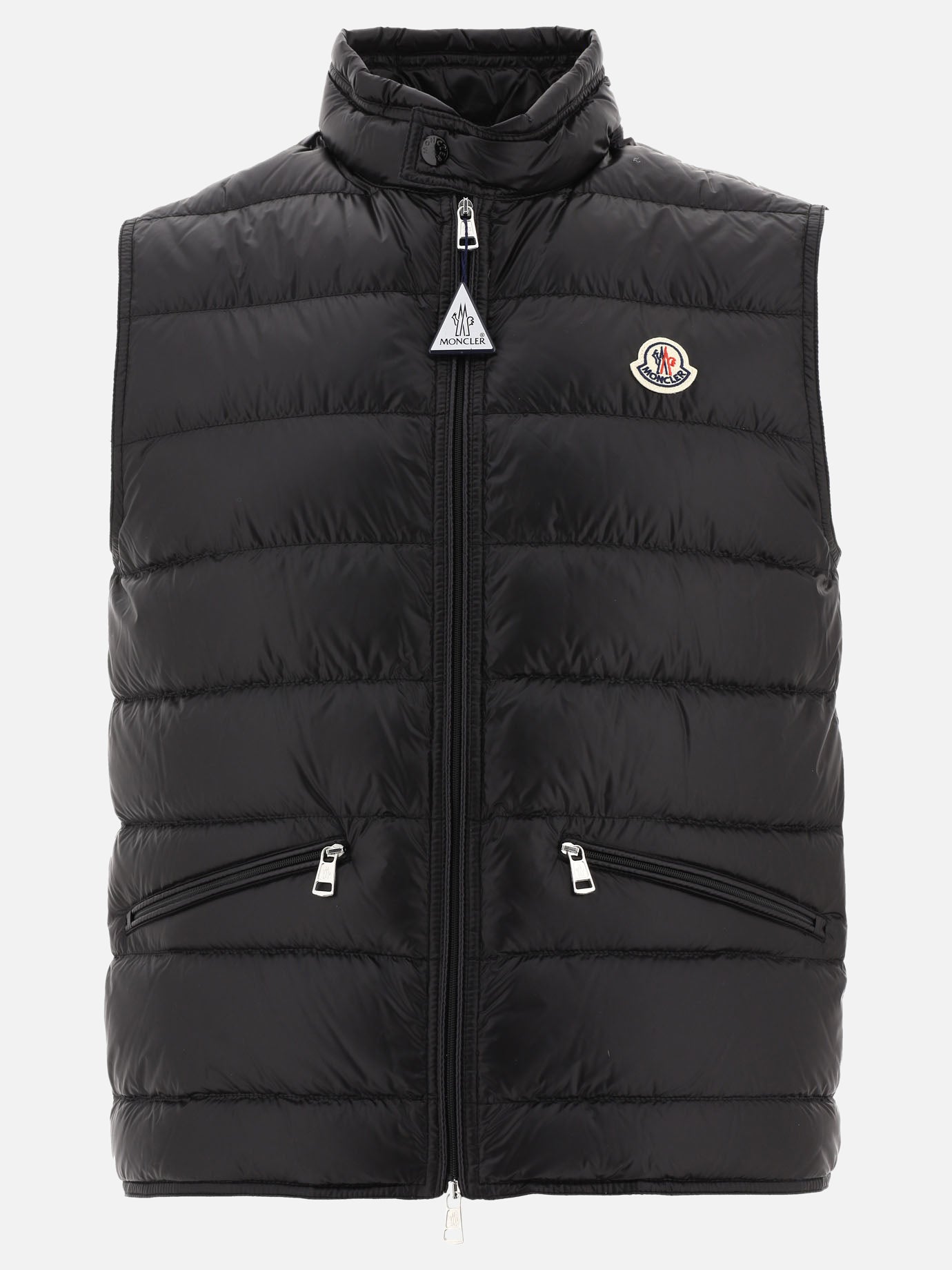 Giacche smanicate Logo  Nero - Moncler Uomo | PDP | VIETTI Online Store | Zoom-Modal
