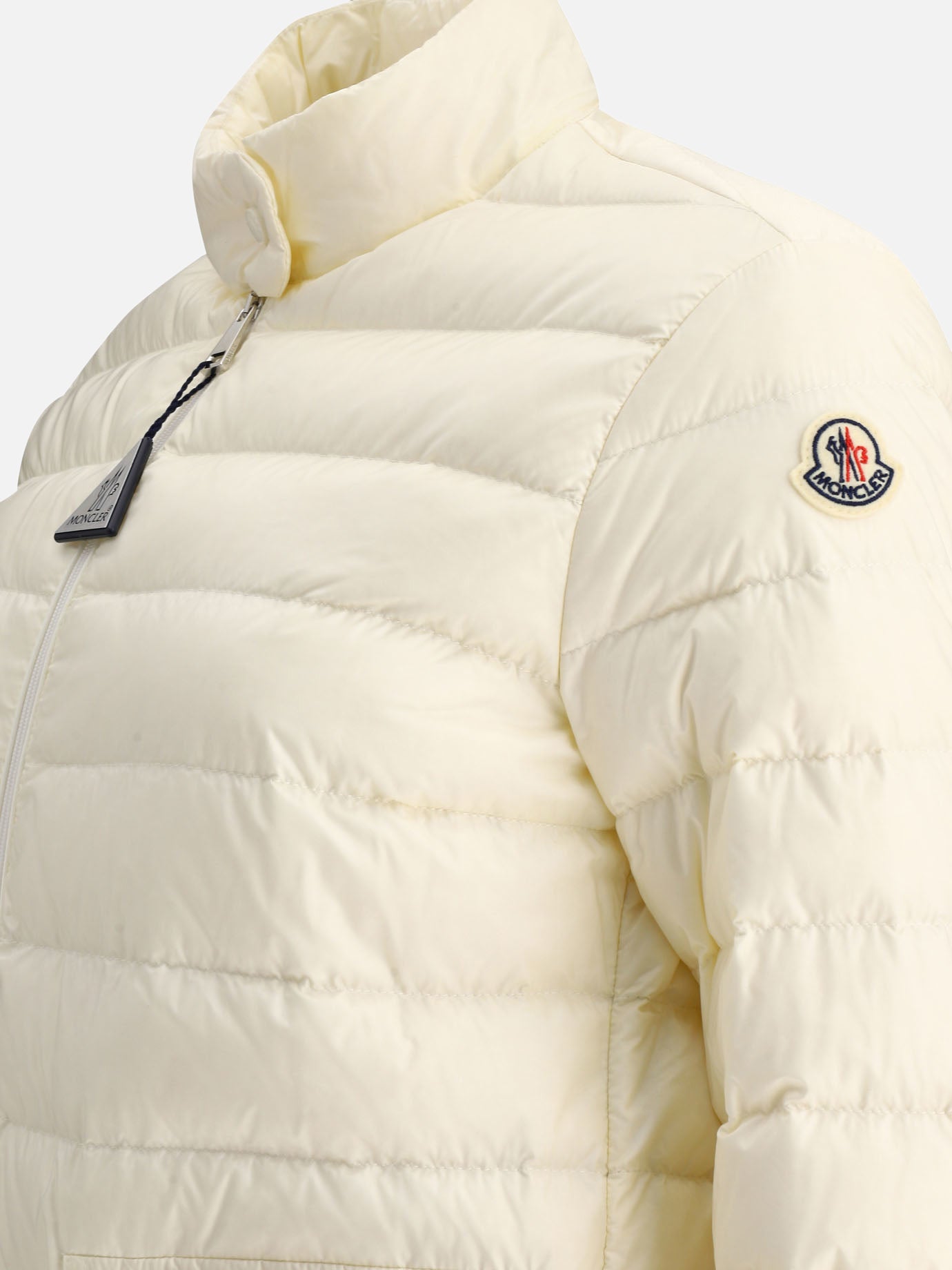 Piumini corti Logo  Bianco - Moncler Donna | PDP | VIETTI Online Store | thumbnail_3