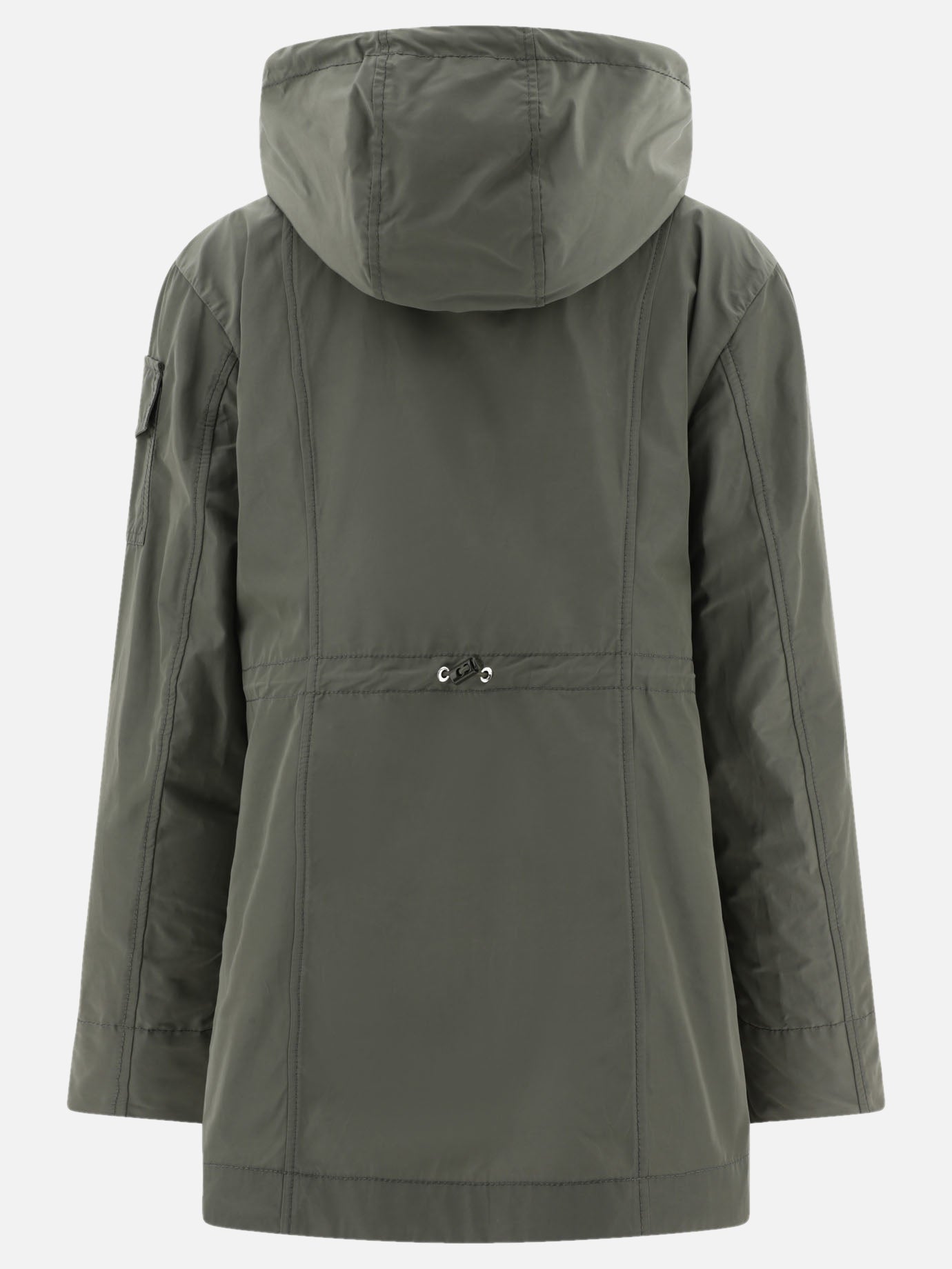 Raincoats & Trench coats 60% polyester 40% cotton  Green - Moncler Women | PDP | VIETTI Online Store | Zoom-Modal_2
