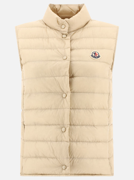 Giacche smanicate 100% polyamide - Padding: down and feathers  Beige - Moncler Donna | PLP | VIETTI Online Store 
