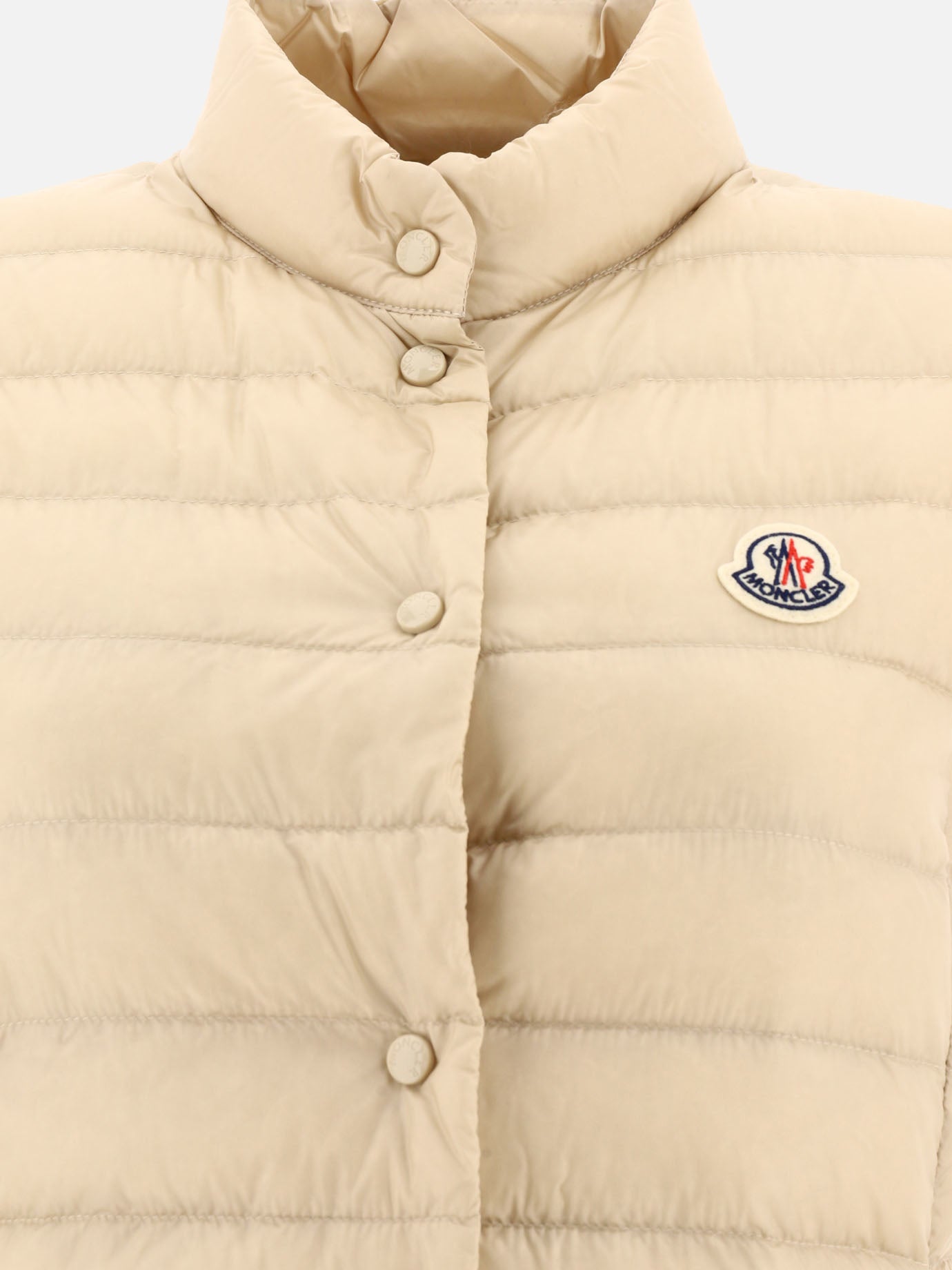 Giacche smanicate 100% polyamide - Padding: down and feathers  Beige - Moncler Donna | PDP | VIETTI Online Store | thumbnail_3