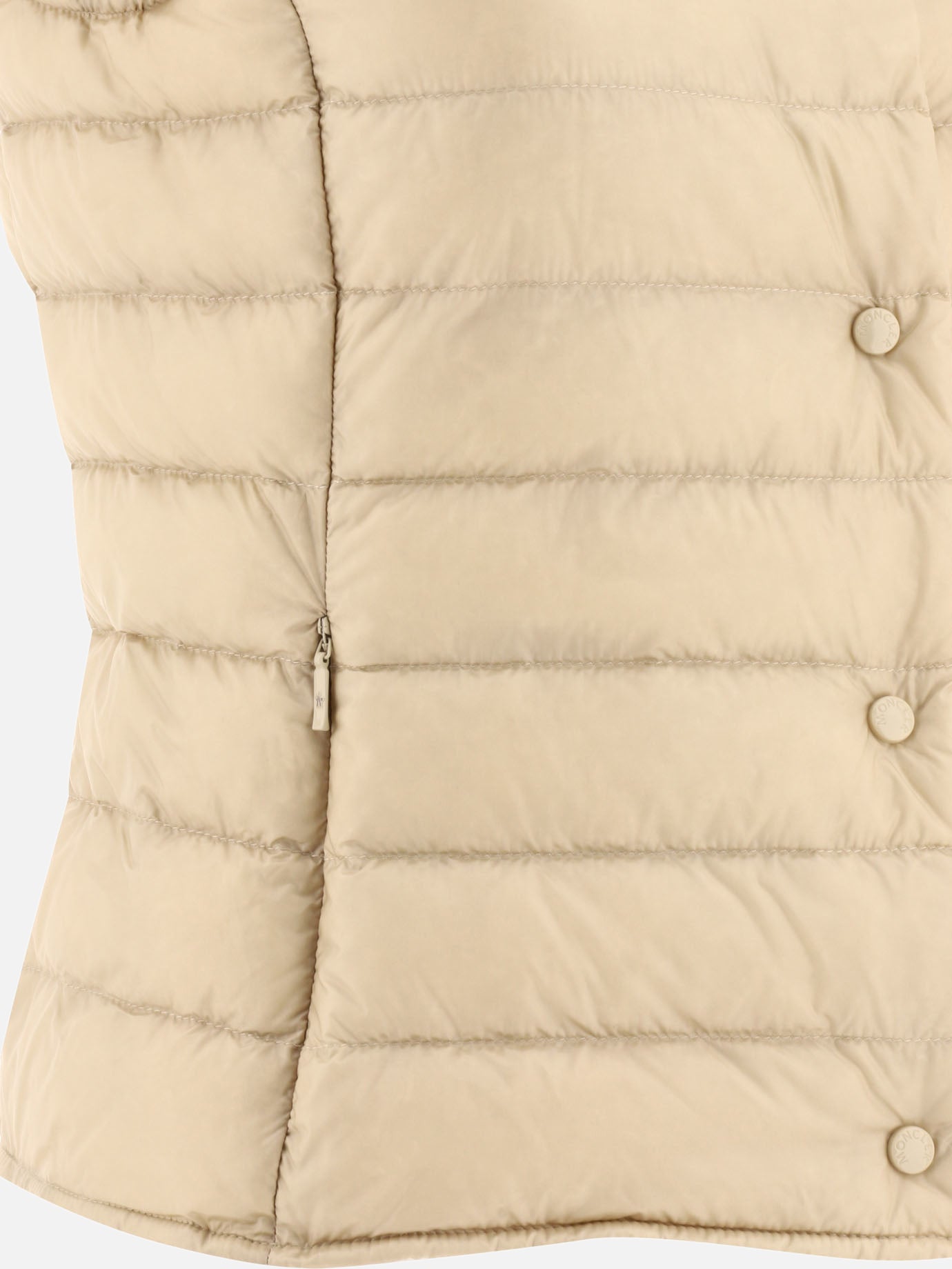 Giacche smanicate 100% polyamide - Padding: down and feathers  Beige - Moncler Donna | PDP | VIETTI Online Store | thumbnail_4
