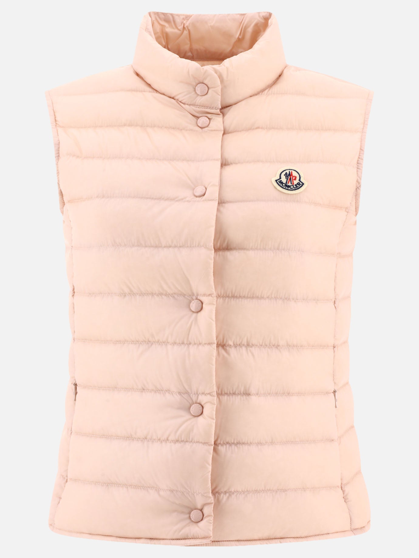 Giacche smanicate 100% polyamide - Padding: down and feathers  Rosa - Moncler Donna | PDP | VIETTI Online Store | Zoom-Modal
