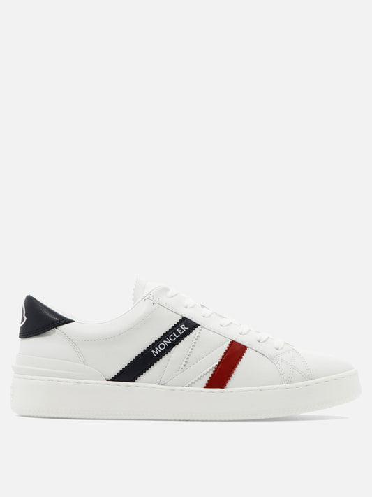 Sneaker basse 100% leather - 100% rubber  Bianco - Moncler Uomo | PLP | VIETTI Online Store 
