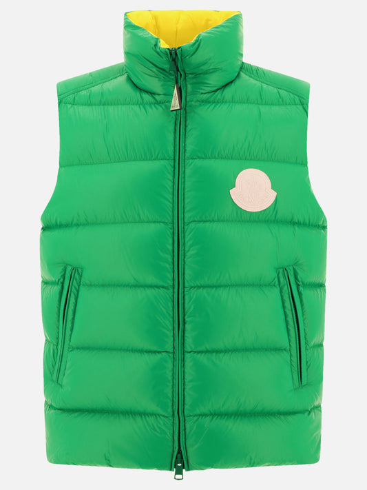 Giacche smanicate 100% polyamide - Padding: down and feathers  Verde - Moncler Uomo | PLP | VIETTI Online Store 
