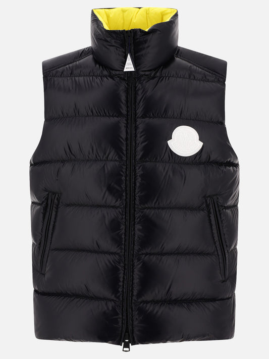 Giacche smanicate 100% polyamide - Padding: down and feathers  Nero - Moncler Uomo | PLP | VIETTI Online Store 
