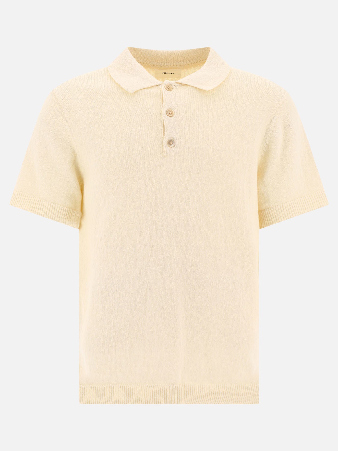 Polo shirts with buttons Solid colour  White - NN.07 Men | PDP | VIETTI Online Store | thumbnail