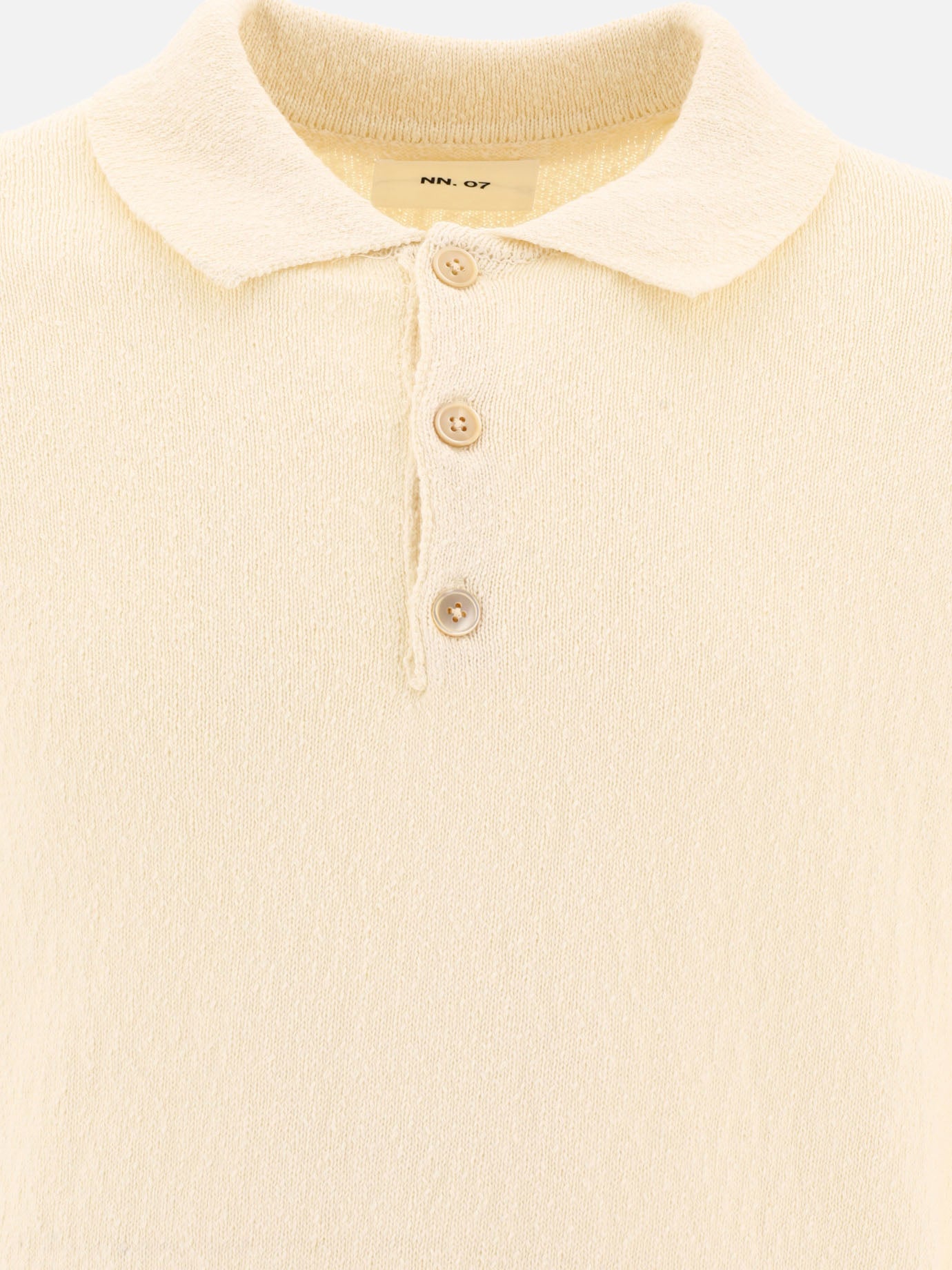 Polo shirts with buttons Solid colour  White - NN.07 Men | PDP | VIETTI Online Store | thumbnail_3