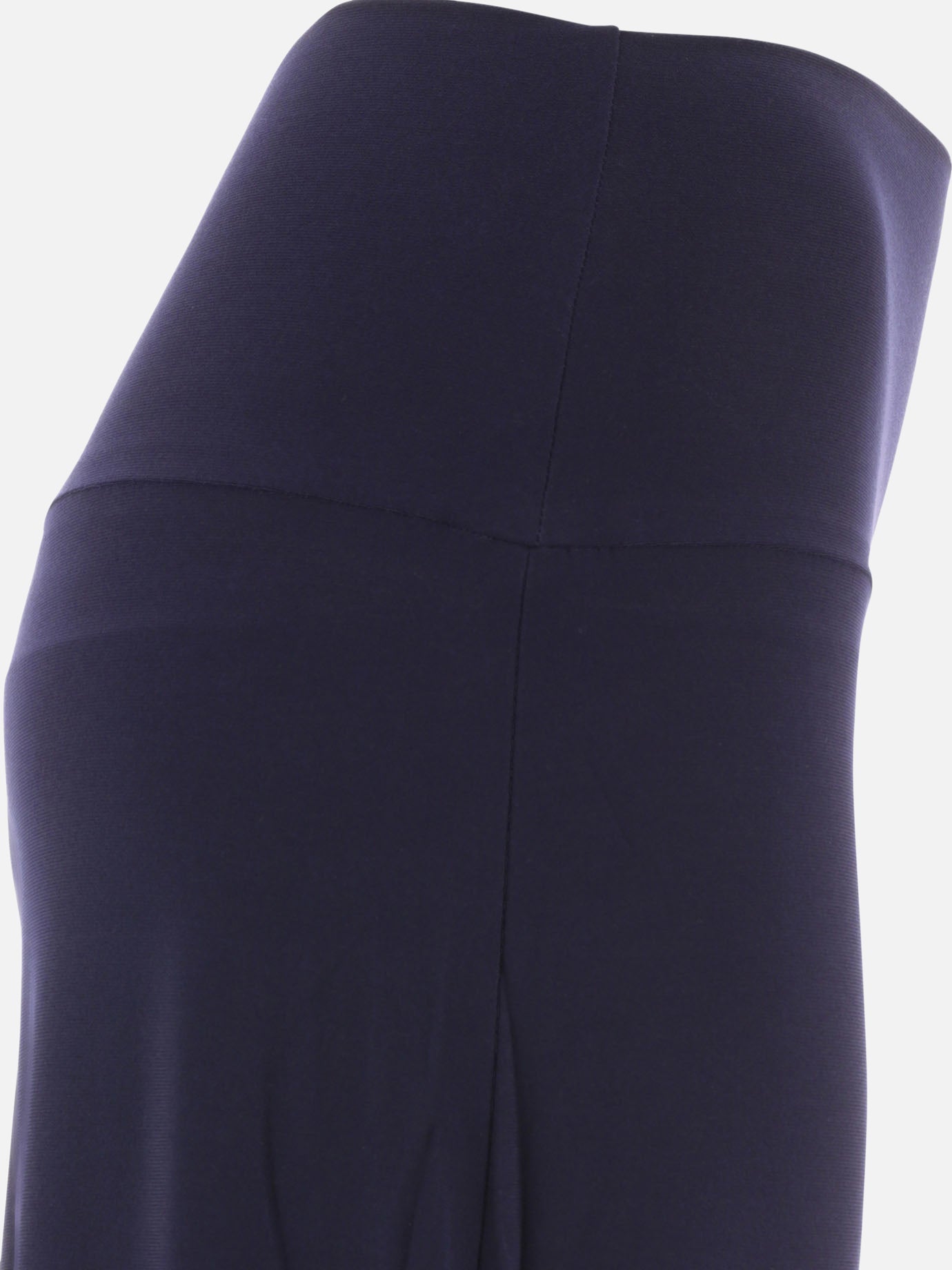 Pantaloni casual 95% polyester 5% elastane  Blu - Norma Kamali Donna | PDP | VIETTI Online Store | thumbnail_4