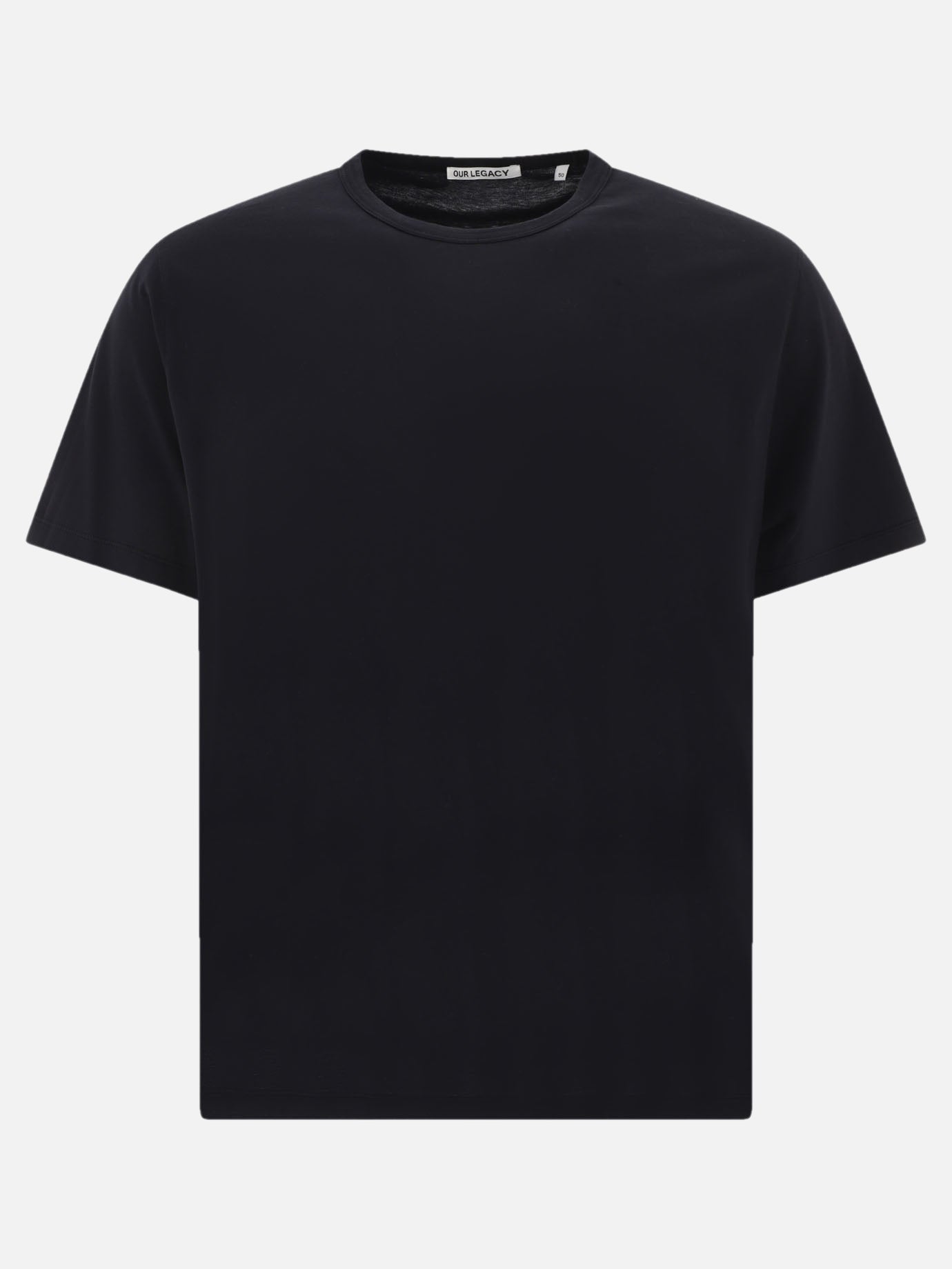 T-shirt girocollo 100% cotton  Nero - Our Legacy Uomo | PDP | VIETTI Online Store | thumbnail