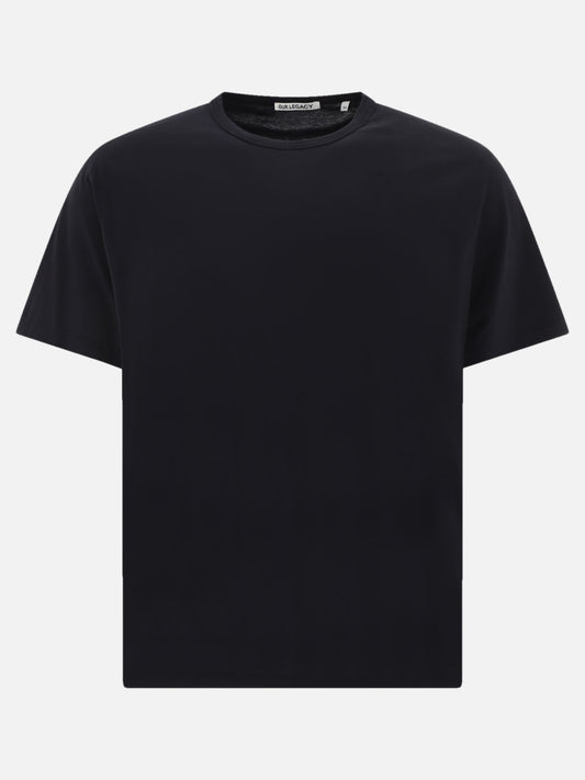 T-shirt girocollo 100% cotton  Nero - Our Legacy Uomo | PLP | VIETTI Online Store 
