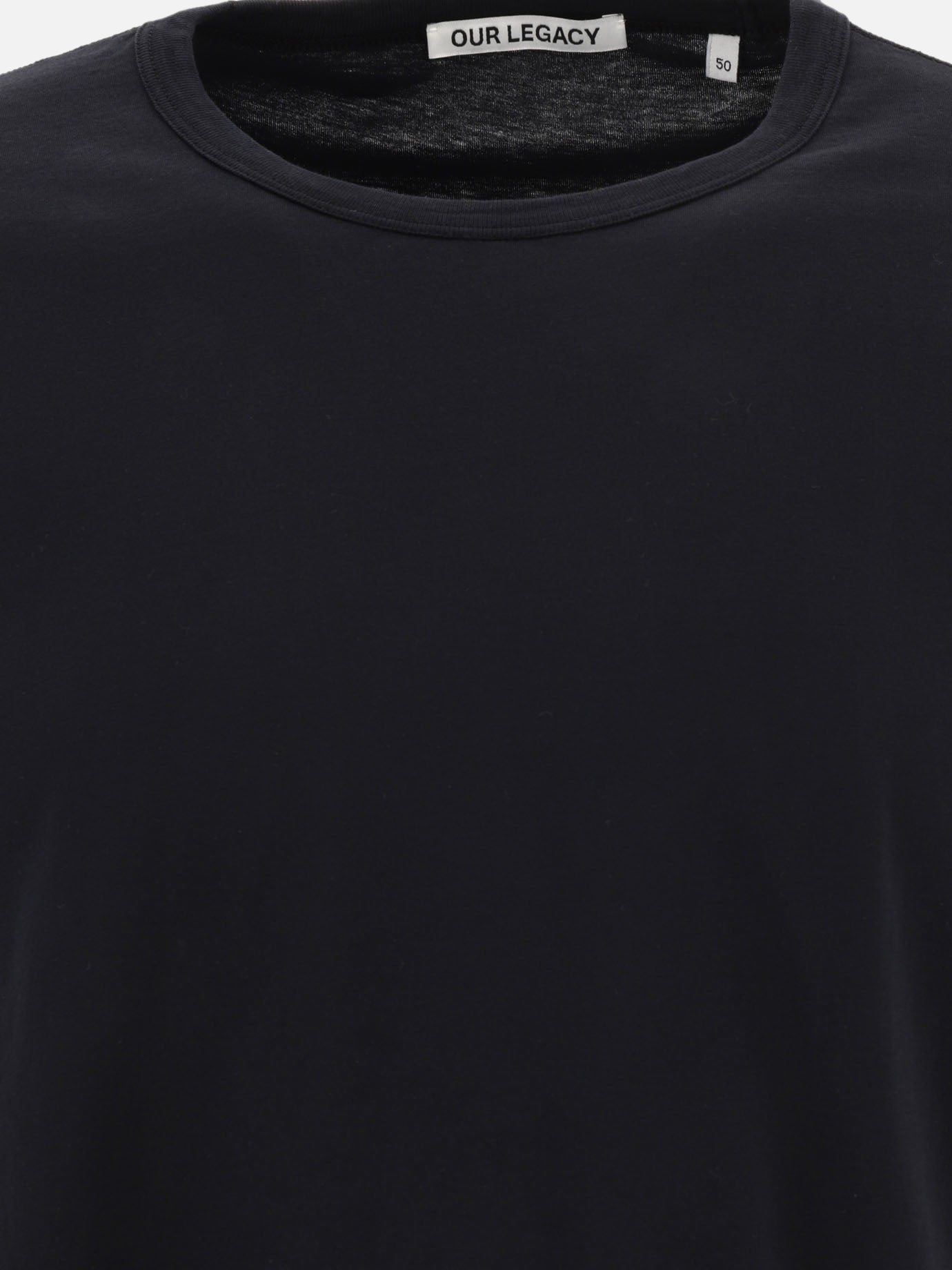 T-shirt girocollo 100% cotton  Nero - Our Legacy Uomo | PDP | VIETTI Online Store | Zoom-Modal_3
