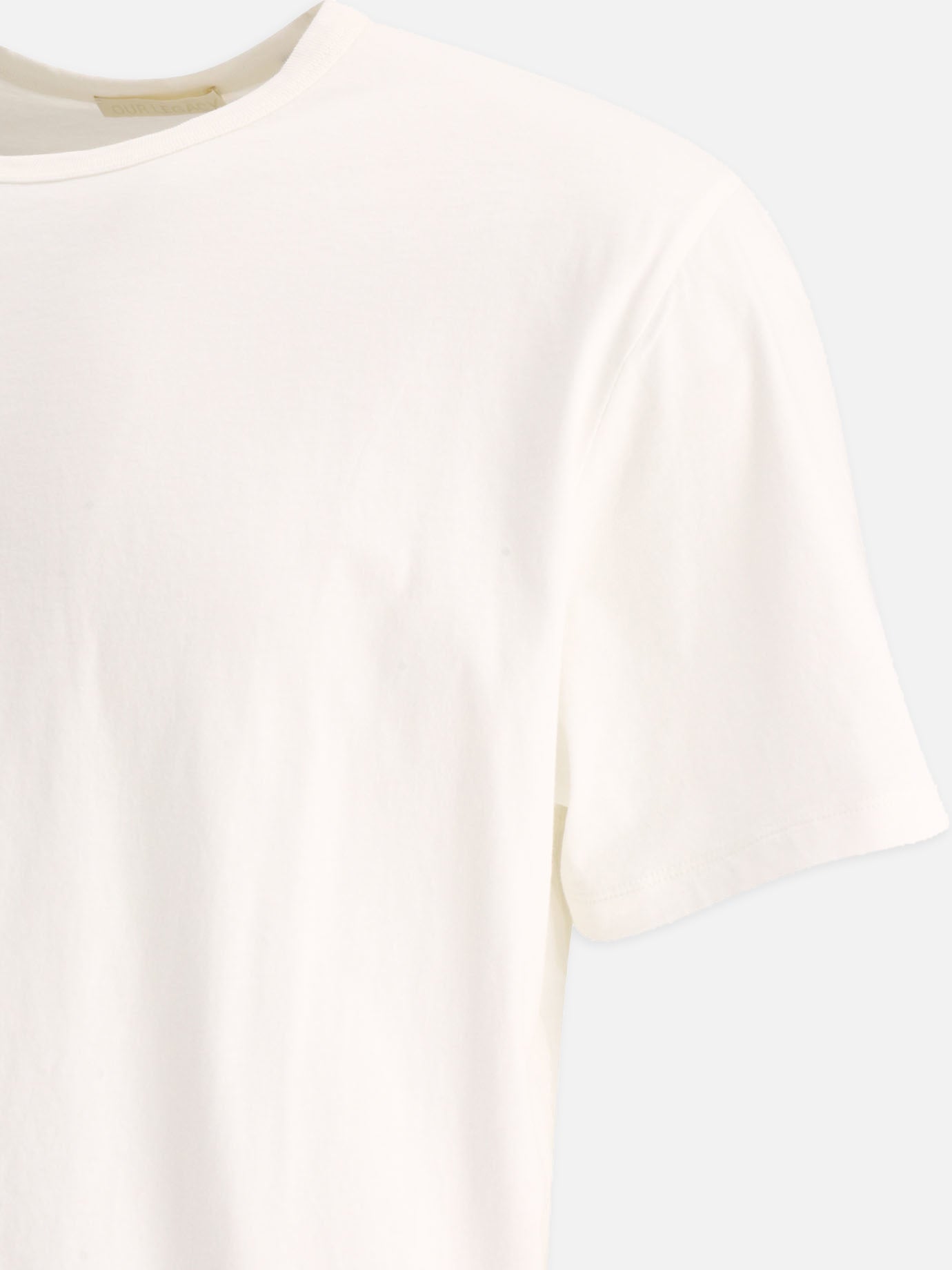 Crewneck t-shirts Solid colour  White - Our Legacy Men | PDP | VIETTI Online Store | Zoom-Modal_4

