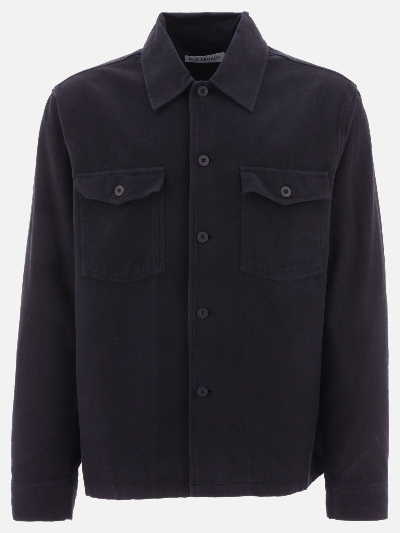 Giacche overshirt 100% cotton  Nero - Our Legacy Uomo | PDP | VIETTI Online Store | thumbnail