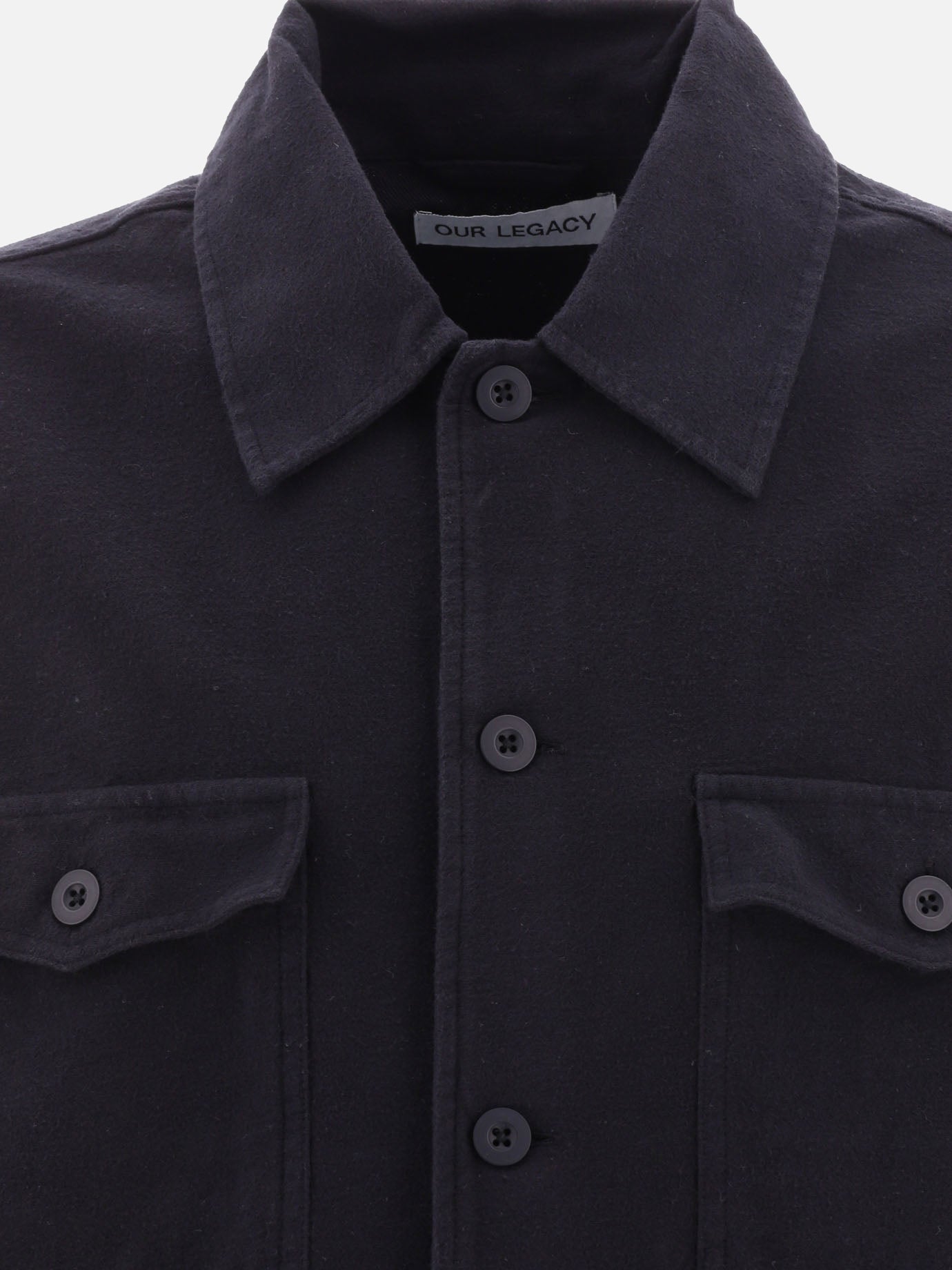 Giacche overshirt 100% cotton  Nero - Our Legacy Uomo | PDP | VIETTI Online Store | Zoom-Modal_3
