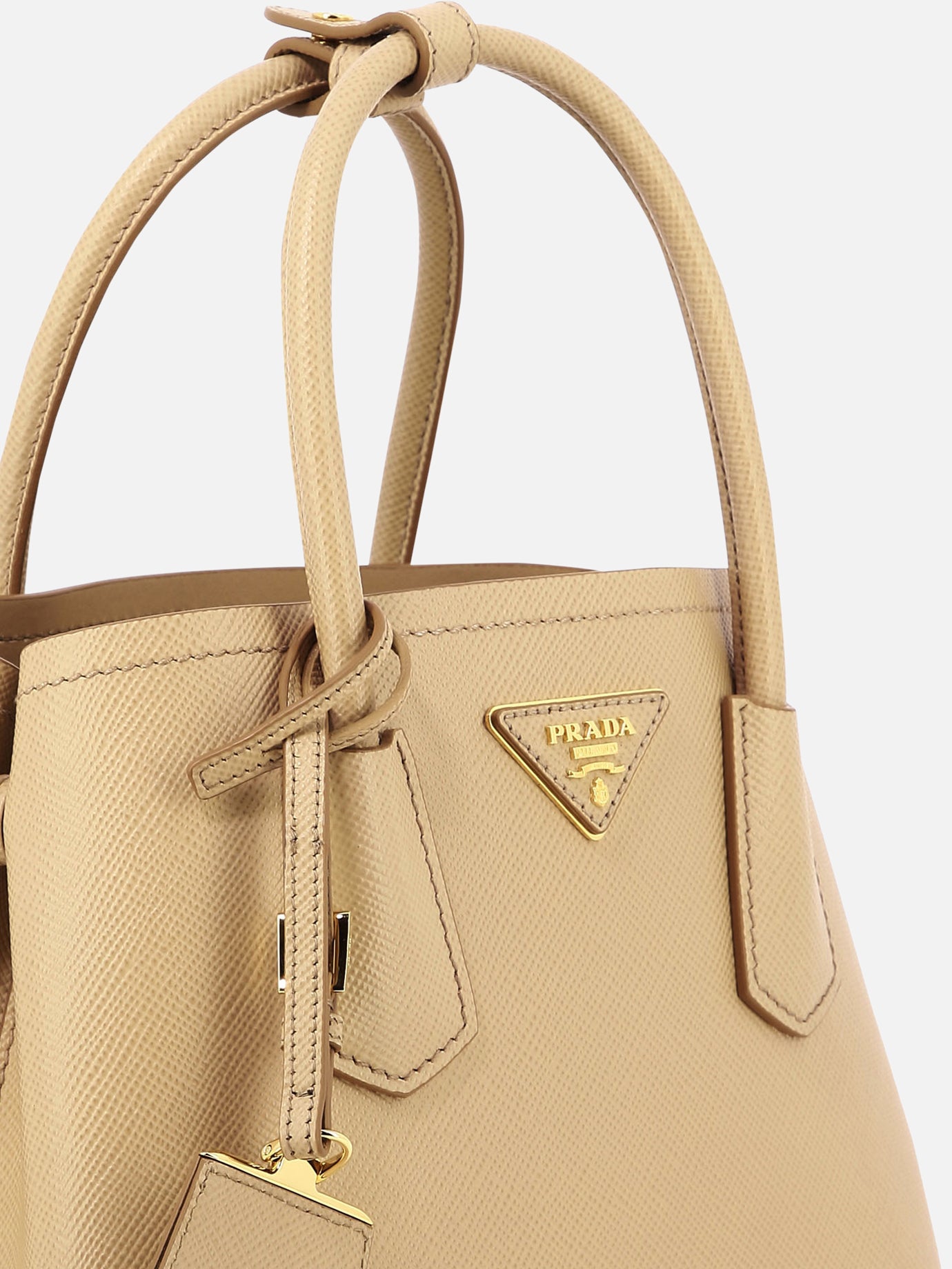 "Prada Double" Saffiano leather mini bag
