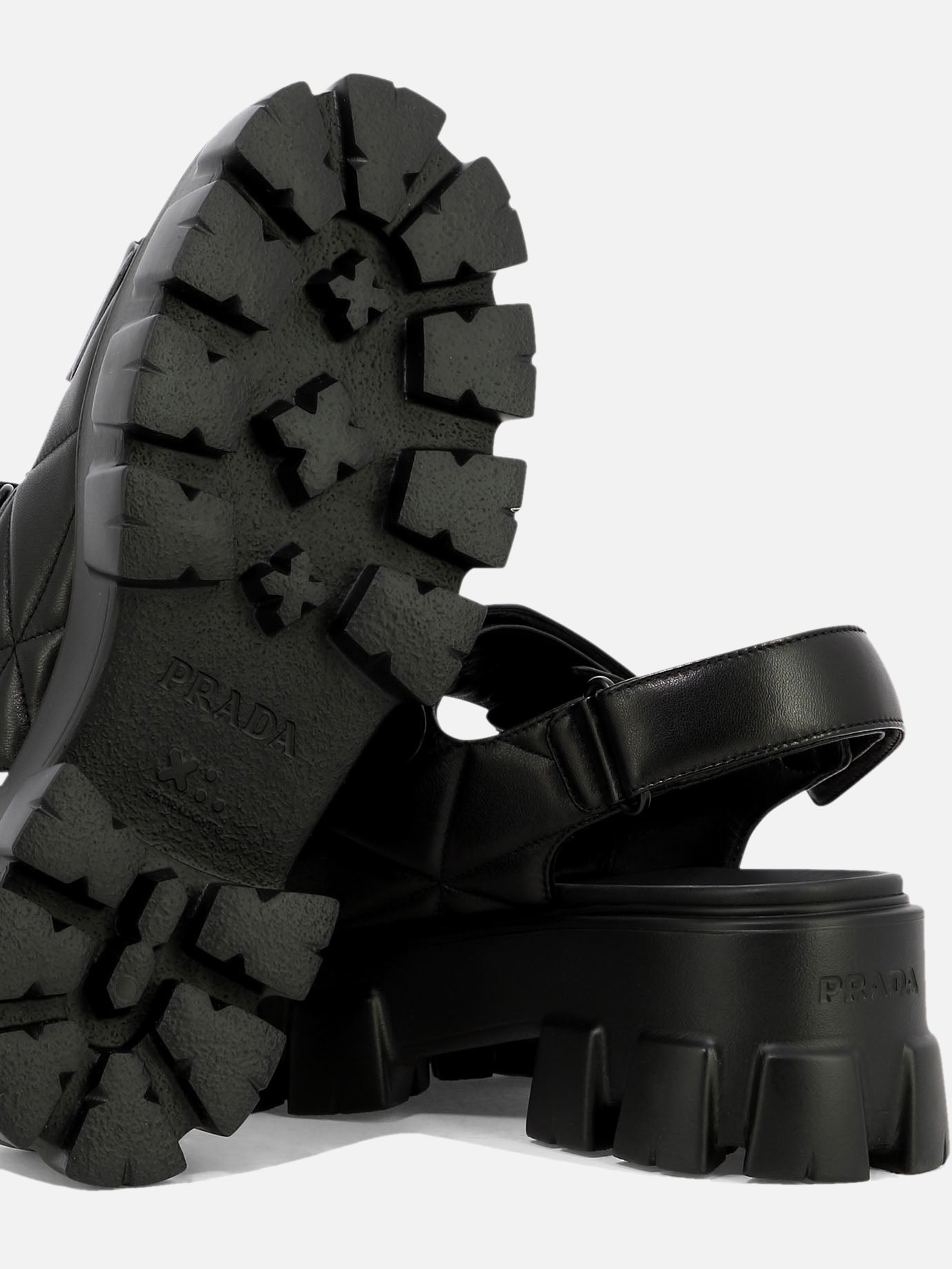 Flat sandals 100% nappa - 100% rubber  Black - Prada Women | PDP | VIETTI Online Store | Zoom-Modal_5
