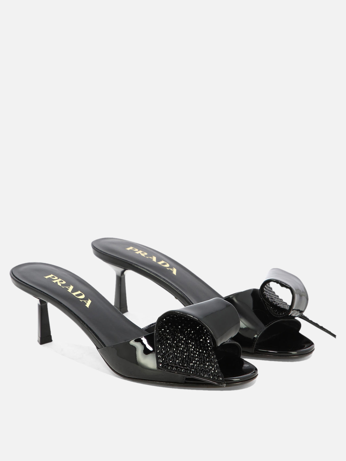 Prada Mules with a bow Black - VIETTI
