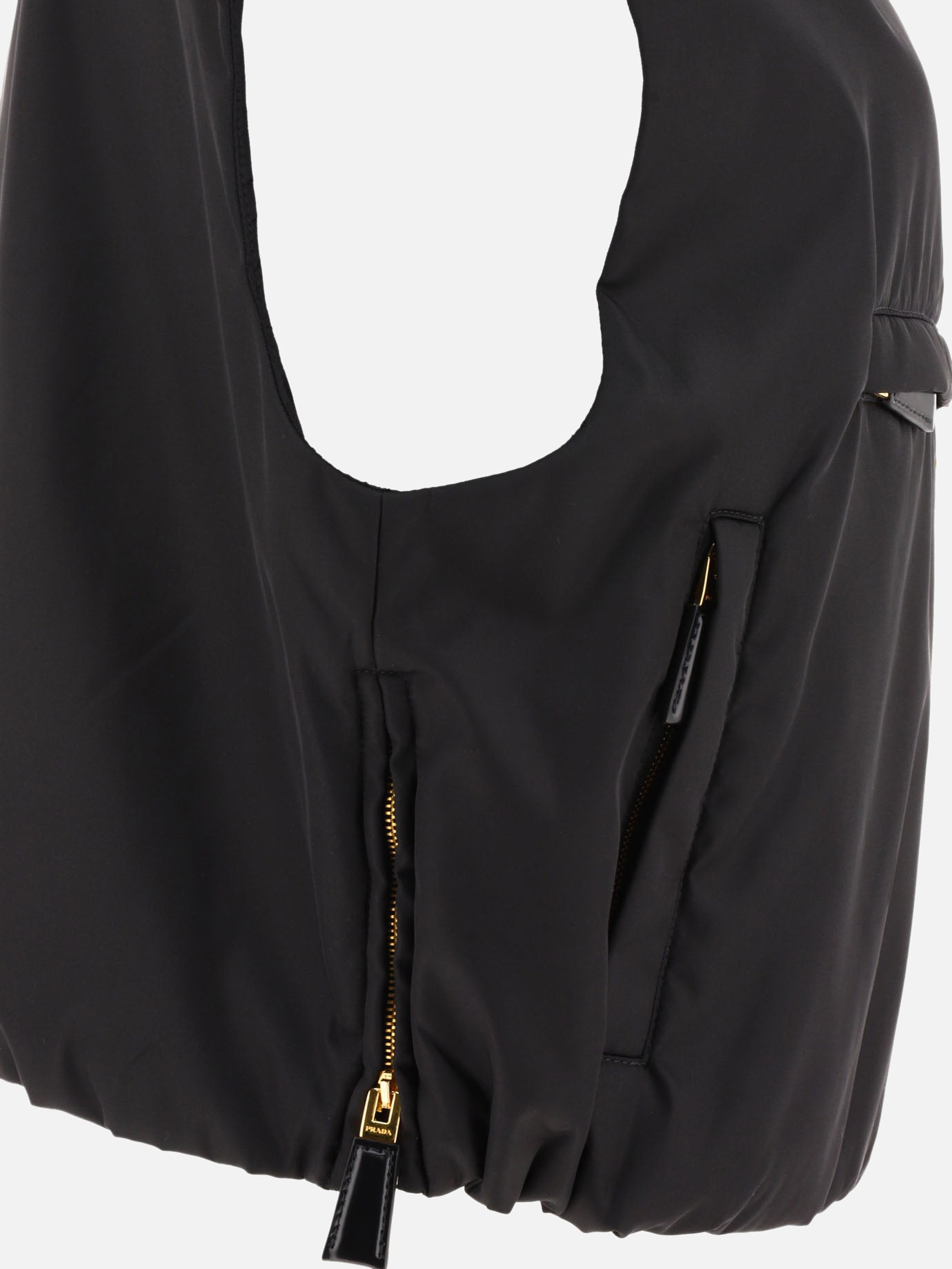 Giacche smanicate 100% recycled polyamide  Nero - Prada Donna | PDP | VIETTI Online Store | thumbnail_4