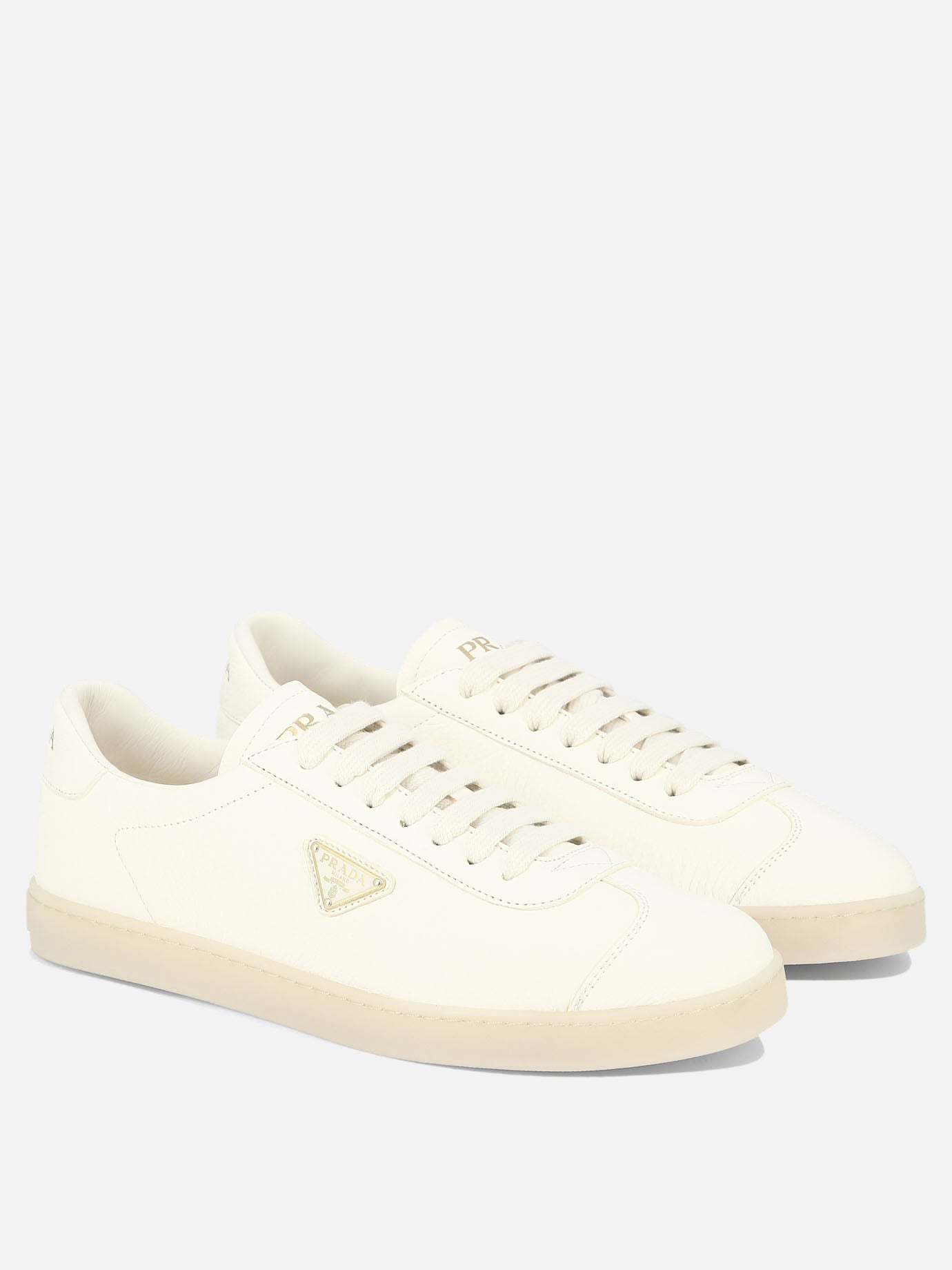 Sneaker basse 100% leather - 100% rubber  Bianco - Prada Uomo | PDP | VIETTI Online Store | Zoom-Modal_2
