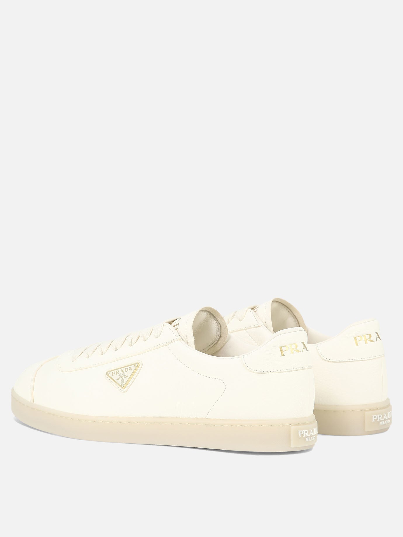 Sneaker basse 100% leather - 100% rubber  Bianco - Prada Uomo | PDP | VIETTI Online Store | Zoom-Modal_4
