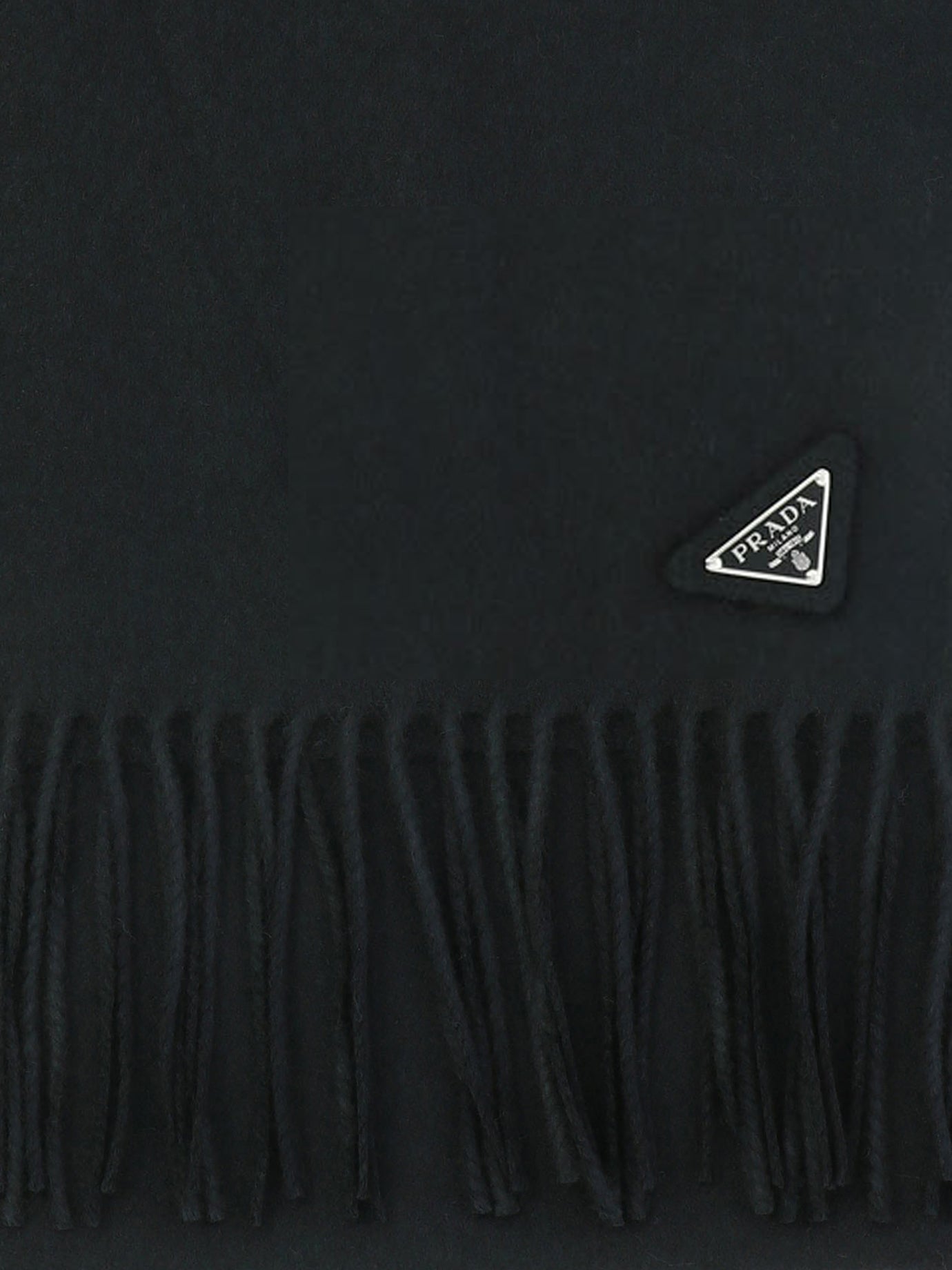 Sciarpe con frange 2FS047  Nero - Prada Uomo | PDP | VIETTI Online Store | Zoom-Modal_2
