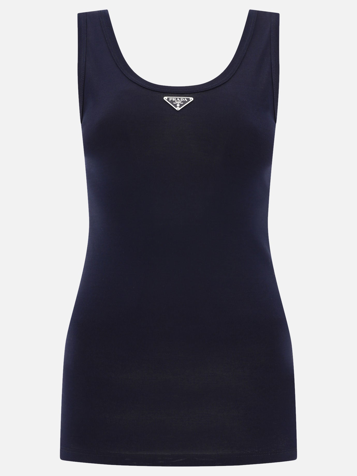 Tank tops 100% cotton  Blue - Prada Women | PDP | VIETTI Online Store | thumbnail