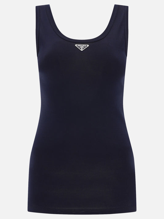 Tank tops 100% cotton  Blue - Prada Women | PLP | VIETTI Online Store 
